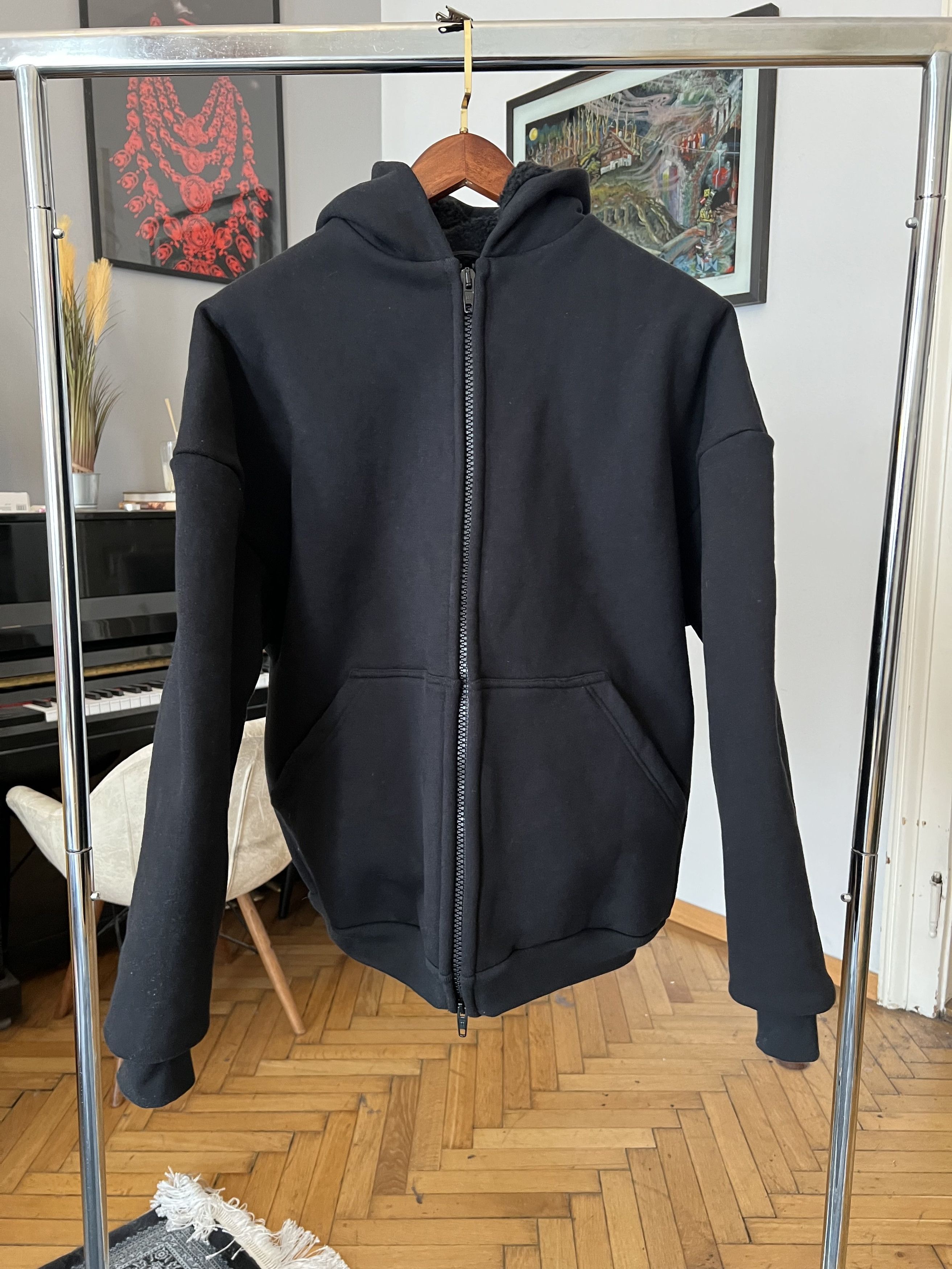 Balenciaga Balenciaga 3B Logo Fleece Zip Up Jacket Size US L / EU 52-54 / 3 - 3 Thumbnail