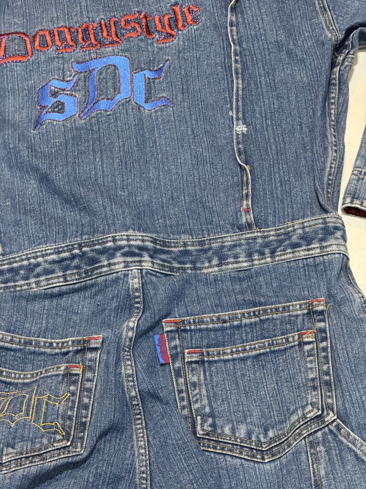 Snoop Dogg Vintage 90s 00s Snoop Dogg Jeans Doggystyle Denim Coveralls Size US 36 / EU 52 - 13 Thumbnail