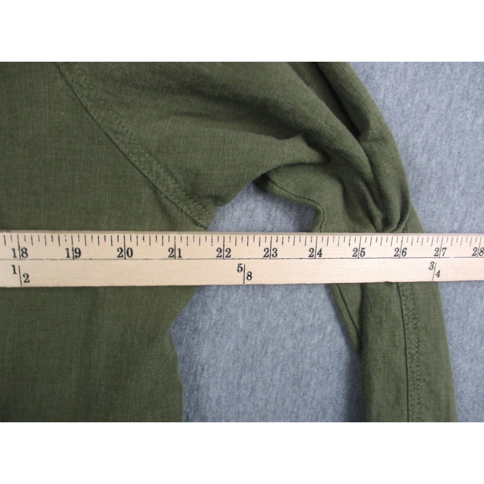 Bdg BDG Jacket Womens Large Green Linen Blend Snap Front Lightweight Anorak Coat Size L / US 10 / IT 46 - 7 Thumbnail