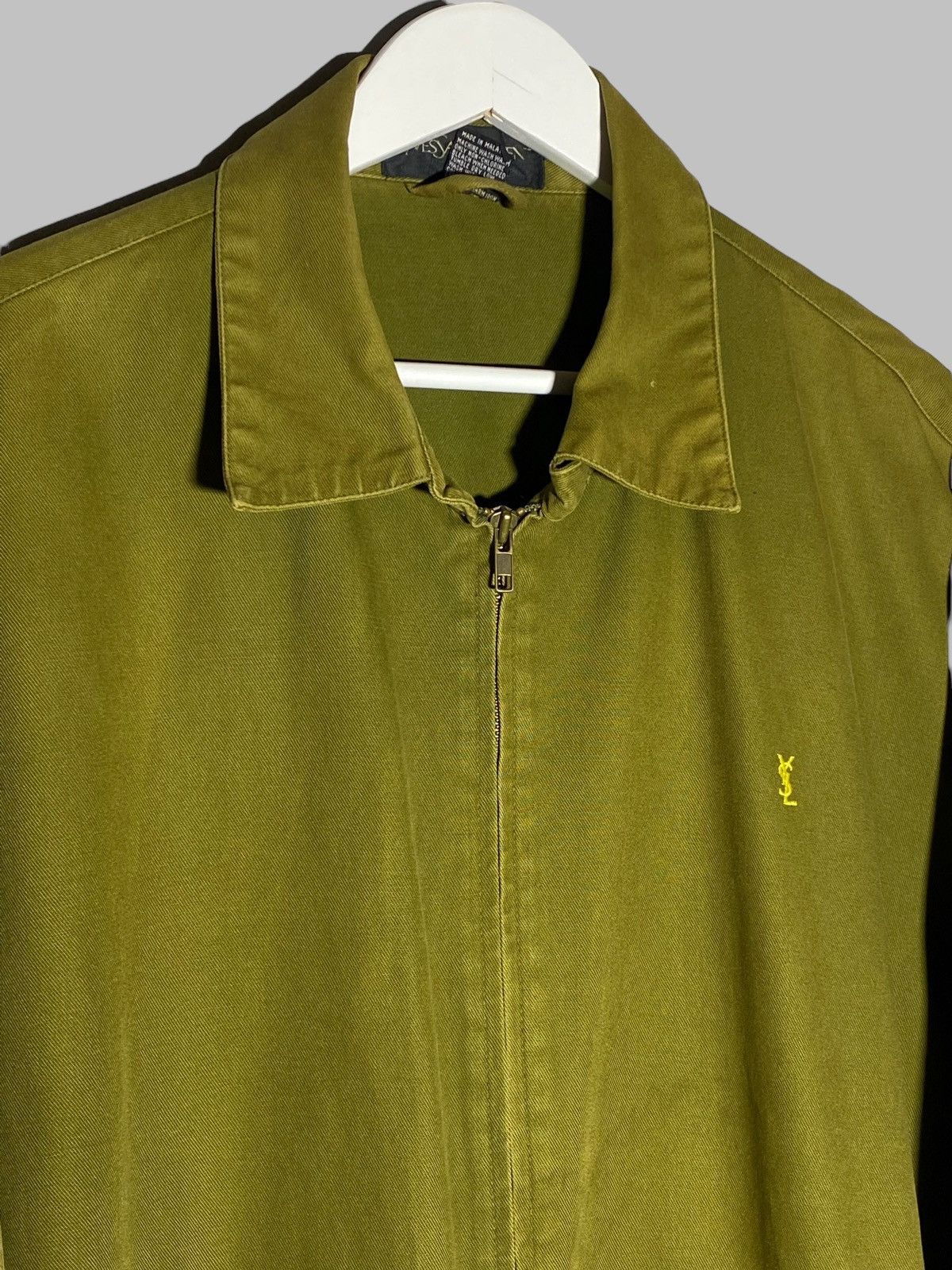 Yves Saint Laurent VINTAGE YSL YVES SAINT LAURENT 90s DISTRESSED FADED JACKET Size US XL / EU 56 / 4 - 2 Thumbnail