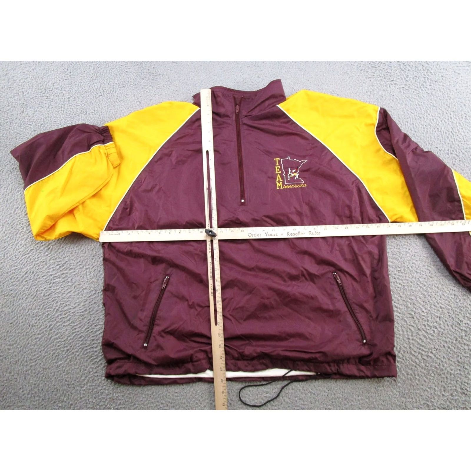 Vintage VINTAGE Eastbay Minnesota Gophers Full Zip Up Jacket Wool? Windbreaker? XL? Size US XL / EU 56 / 4 - 6 Thumbnail