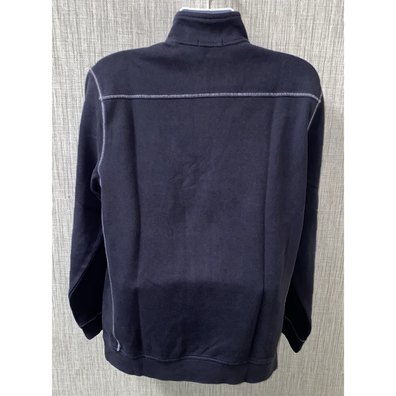 Tommy Bahama Tommy Bahama Sweater Pullover 1/2 Zip Dark Blue Men L Size Relaxed Fit Size US L / EU 52-54 / 3 - 5 Thumbnail