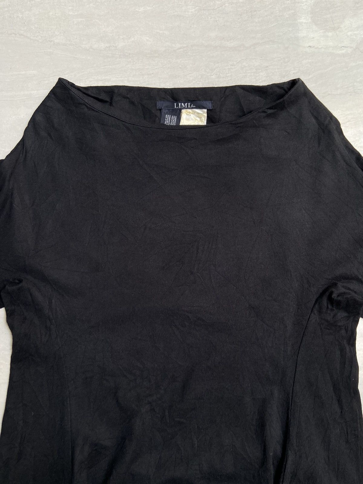 Limi Feu LIMI FEU Black Long Sleeve T-shirt Size US XS / EU 42 / 0 - 8 Thumbnail