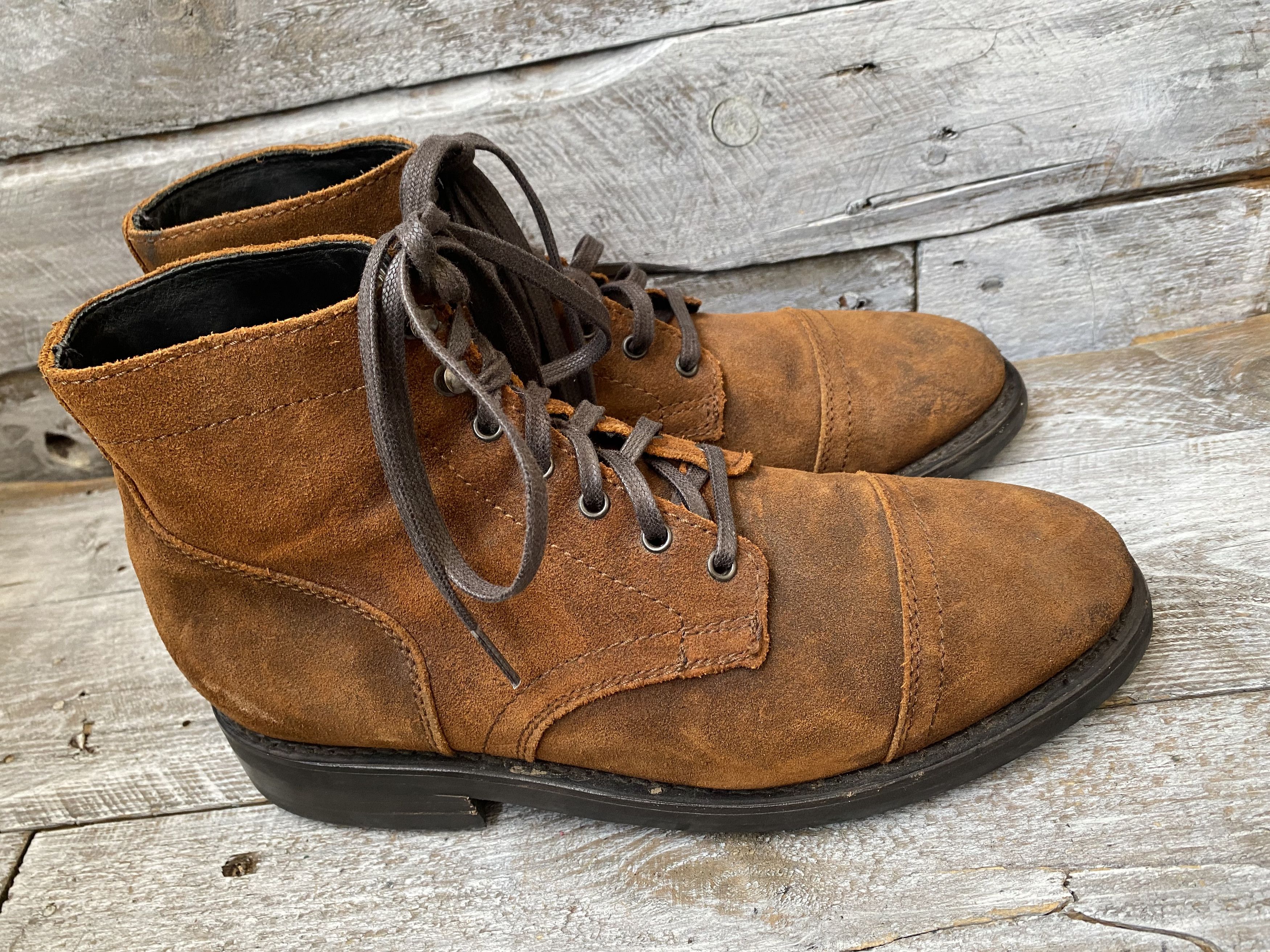 Thursday Boot Company Thursday's mustard brown suede boots sz 7.5 Size US 7.5 / EU 40-41 - 8 Thumbnail
