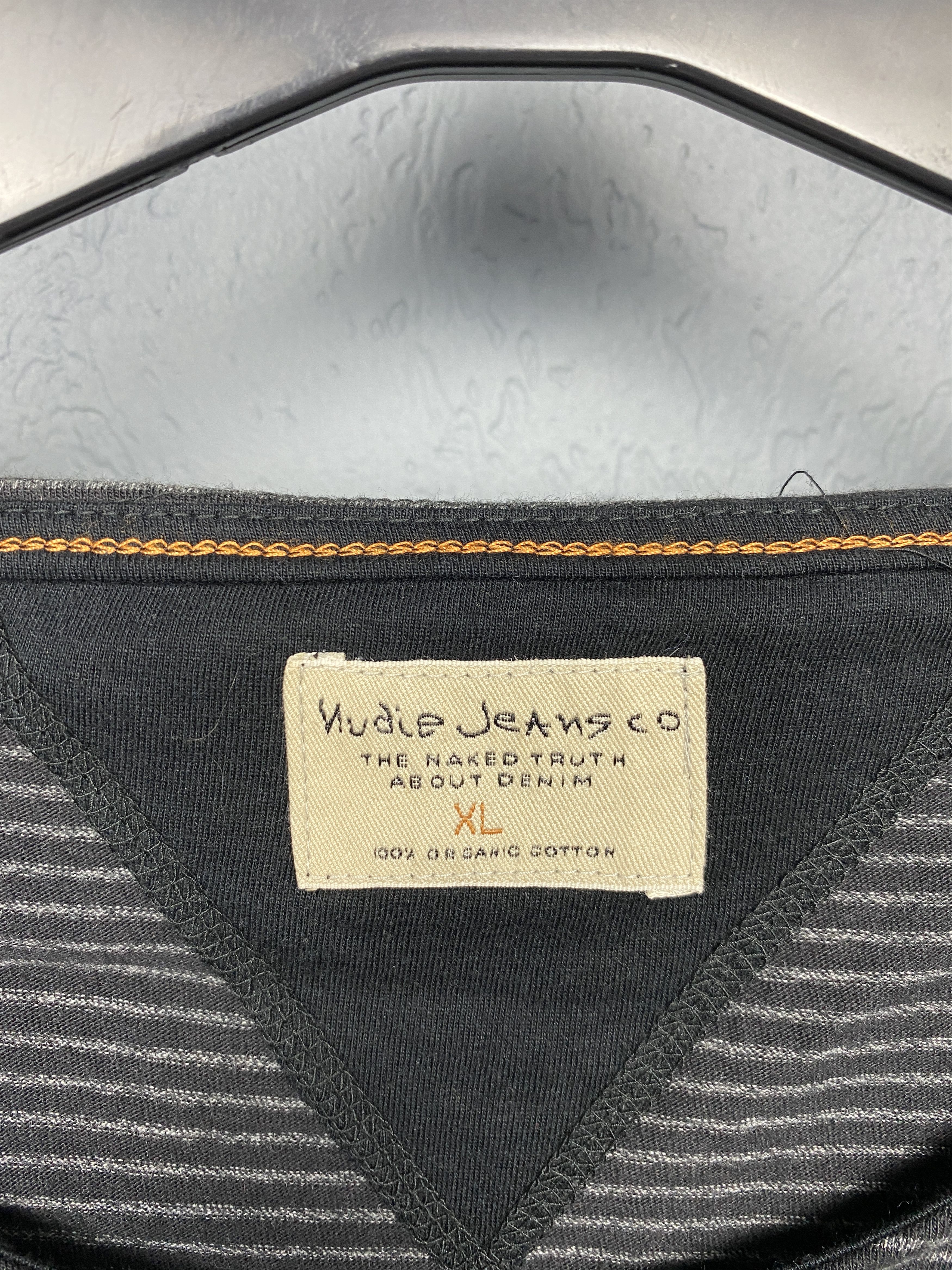 Nudie Jeans × Vintage Nudie Jeans Vintage Mens Long Sleeve T-Shirt Size US XL / EU 56 / 4 - 3 Thumbnail
