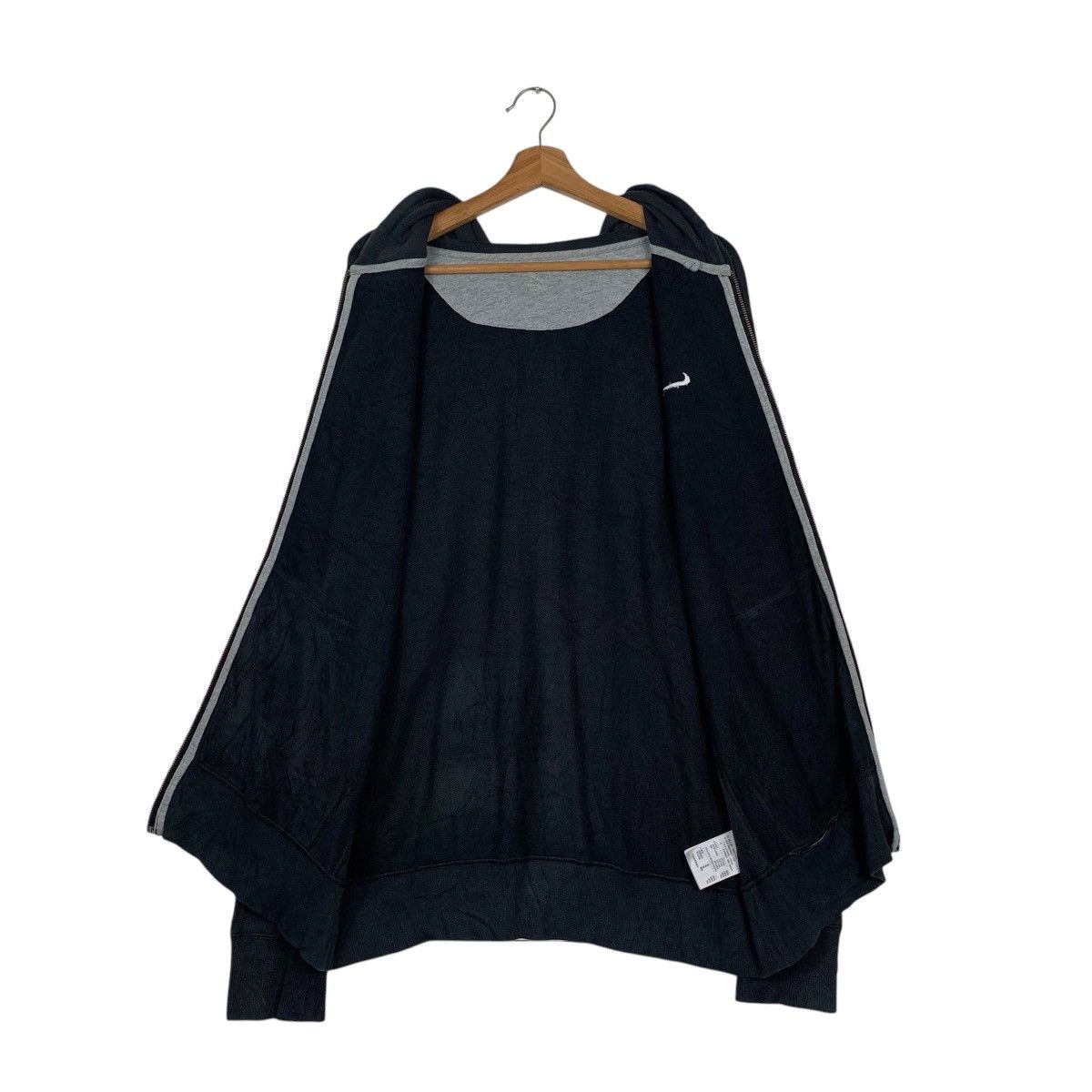 Nike NIKE Small Swoosh Logo Zipper Hoodies Sweatshirt #1857-C81 Size US XXL / EU 58 / 5 - 12 Thumbnail