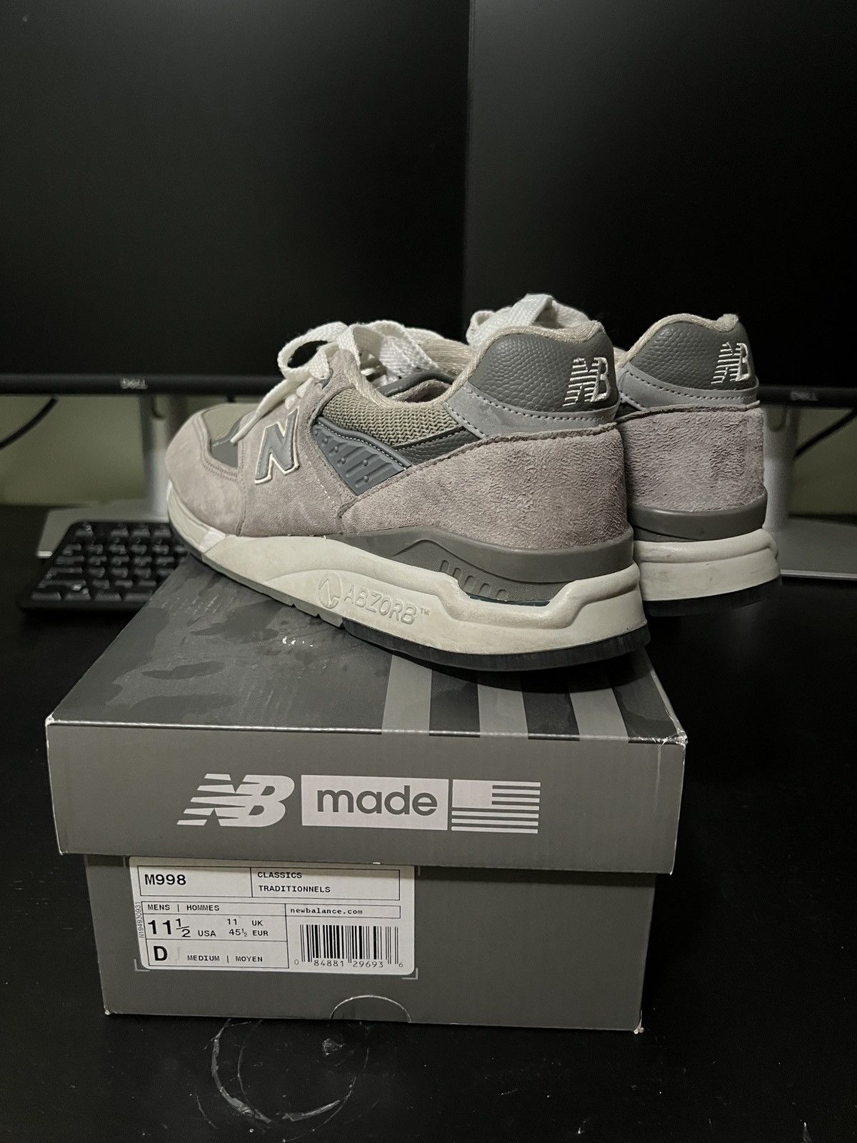 New Balance New Balance M998 Size US 11.5 / EU 44-45 - 4 Thumbnail