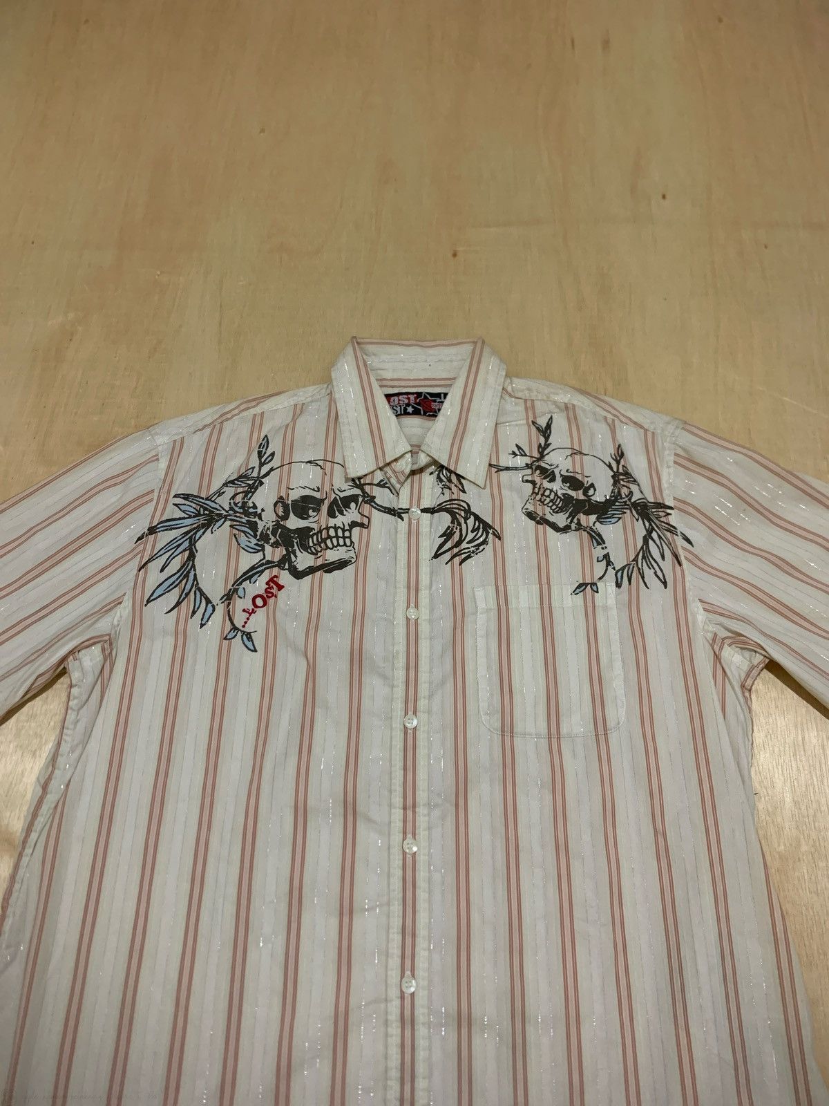 Hysteric Glamour × If Six Was Nine × Japanese Brand Y2k Lost Enterprises Skull Shirt Punk Style Size US XL / EU 56 / 4 - 2 Thumbnail