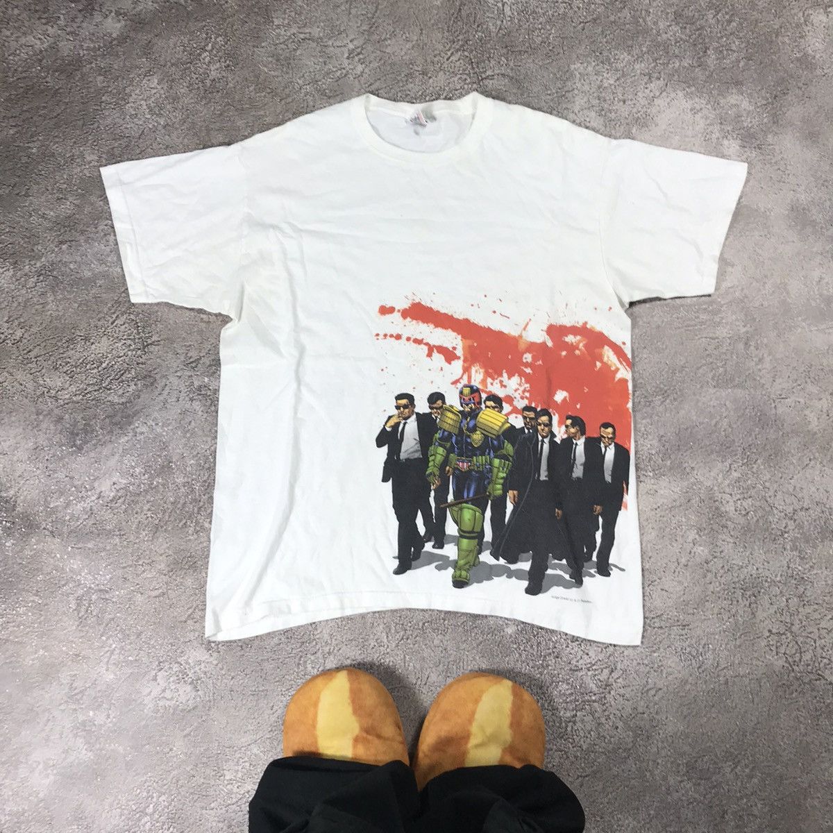 Vintage Vintage Y2K Graphic Tee Judge Dredd Movie Streetwear Slim L Size US L / EU 52-54 / 3 - 1 Thumbnail