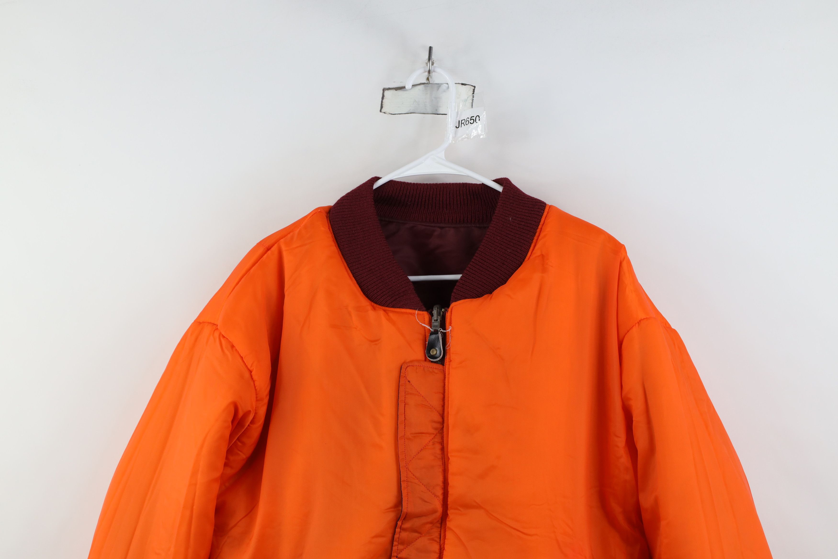 Vintage Deadstock Vintage 90s Streetwear Reversible Bomber Jacket Size US L / EU 52-54 / 3 - 13 Thumbnail