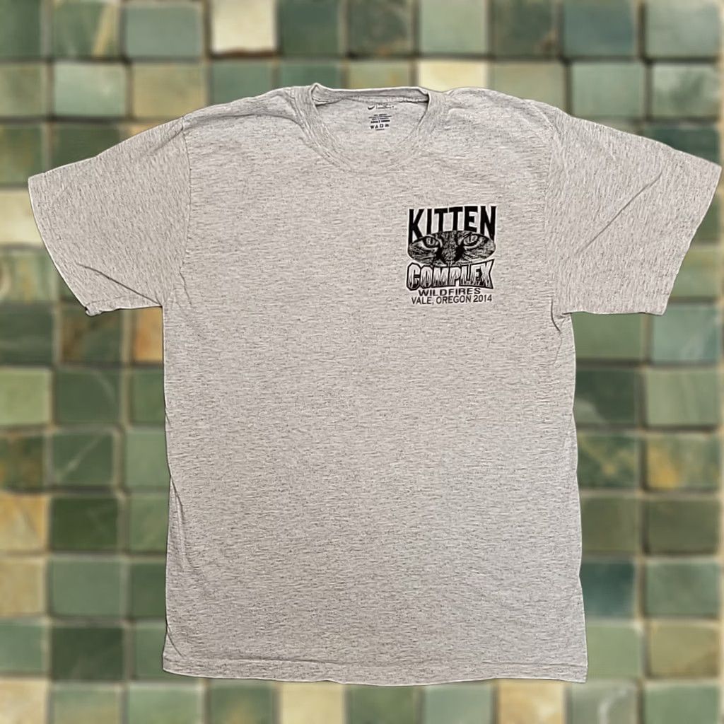 Vintage Wildland Firefighter Shirt Men M 2014 Kitten Complex Juniper Stemler Vale Oregon Size US M / EU 48-50 / 2 - 1 Thumbnail