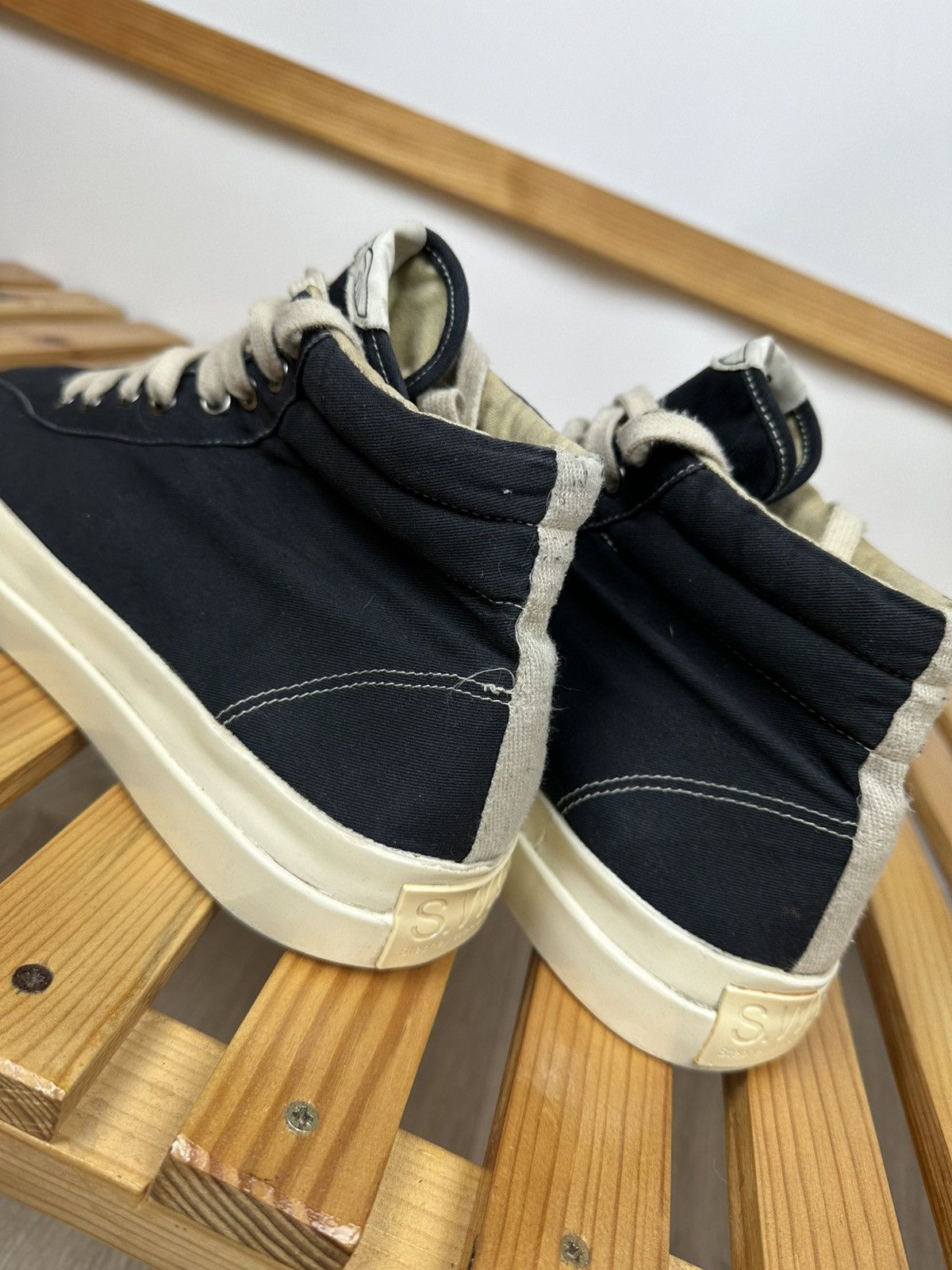 Stepney Workers Club SWC Stepney Workers Club Hi Top Sneakers Size 45 Size US 11.5 / EU 44-45 - 4 Thumbnail