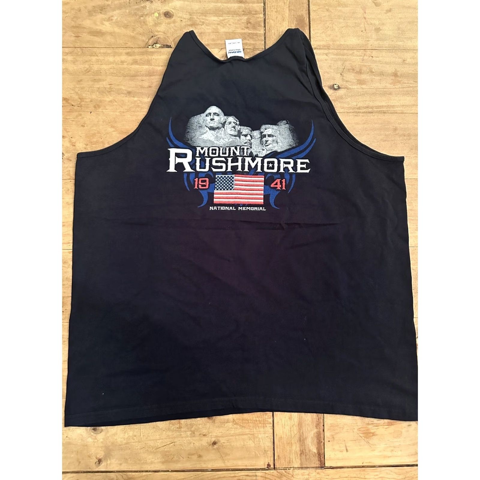 Vintage VINTAGE 2015 Sturgis Black Hills Rally Motorcycle Biker Tank Top Mens Black 2XL Hog Tank T-Shirt Mens 2XL Blue Motorcycle Hog Size US XXL / EU 58 / 5 - 4 Thumbnail