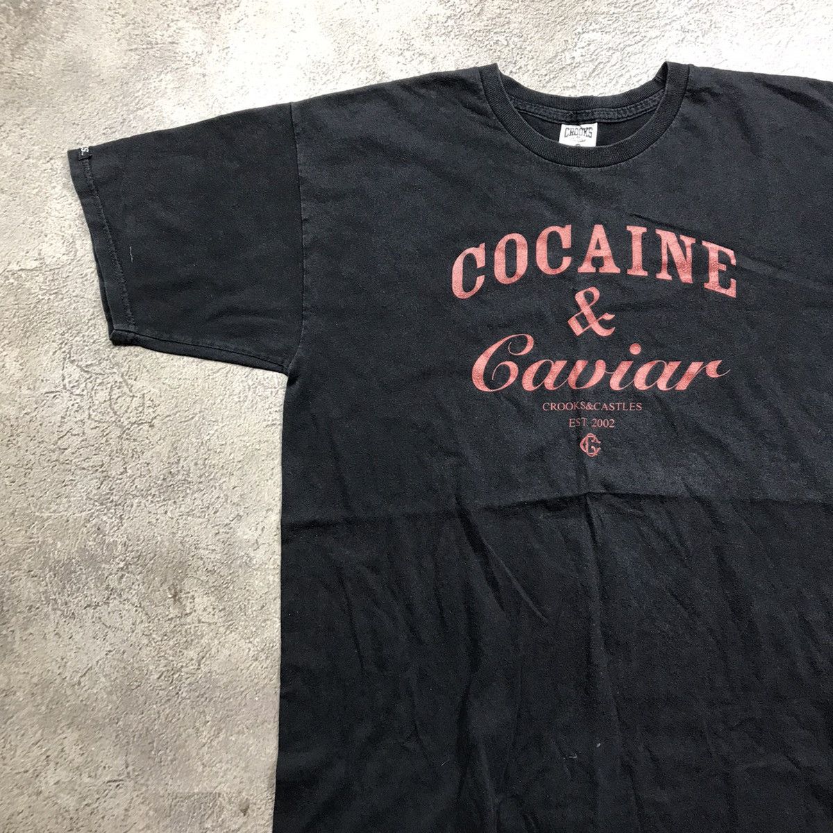 Vintage Vintage 90s Sun Faded Graphic Tee Cocaine Caviar Swag Boxy L Size US L / EU 52-54 / 3 - 3 Thumbnail