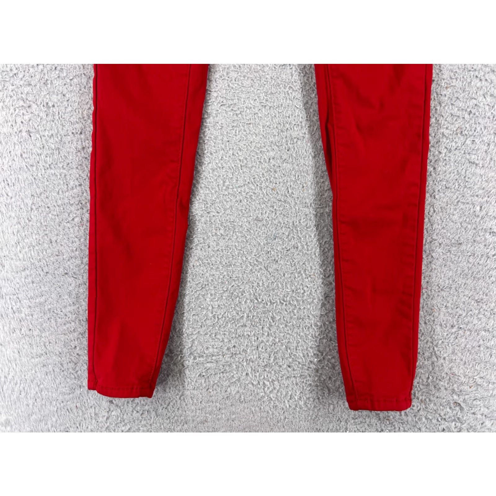 Vintage Lover Brand Jeans Womens Small Red Skinny Cotton Blend Stretch Mid Rise 20x28 5-Pocket Design Size 28" / US 6 / IT 42 - 2 Thumbnail