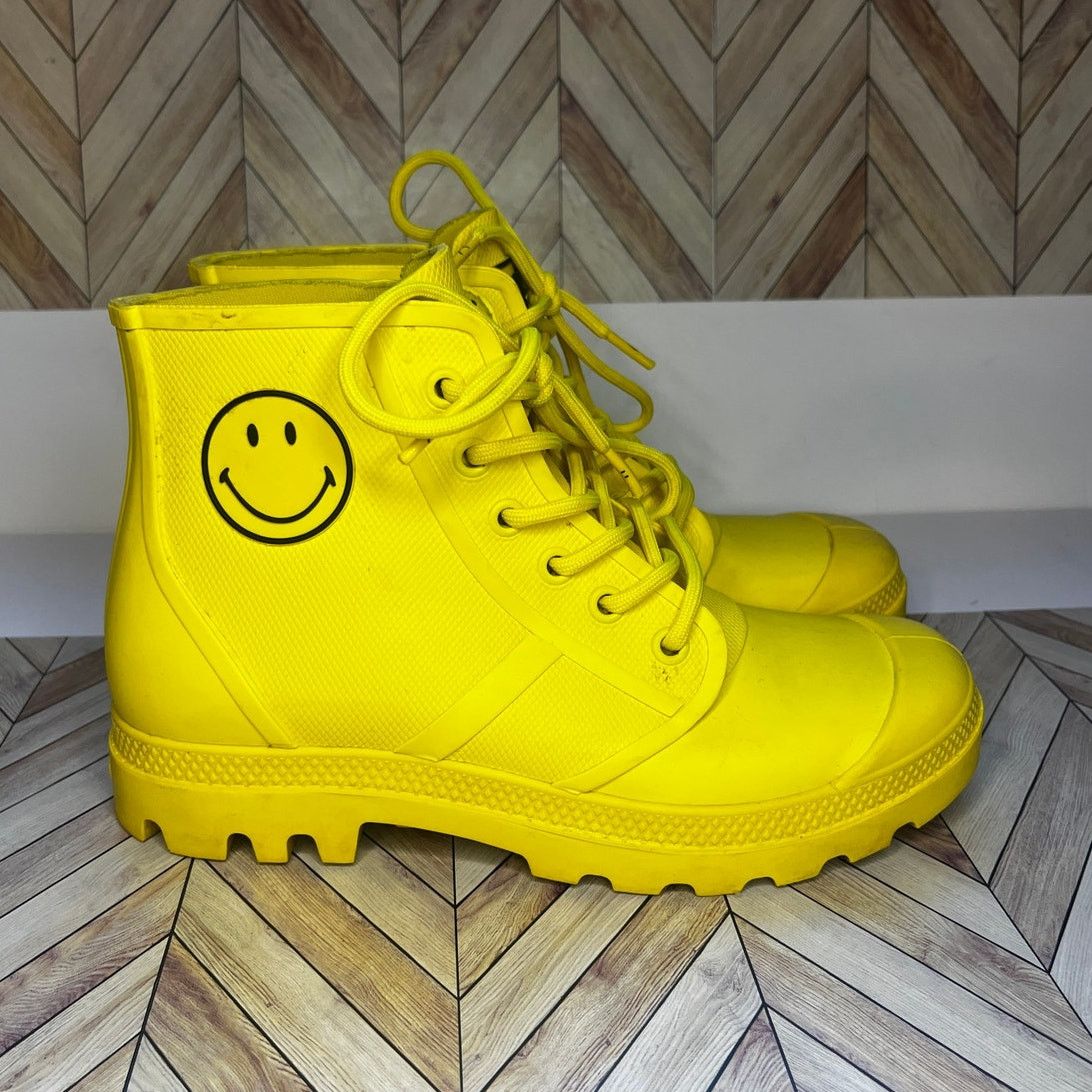 Palladium Palladium Pampa Smiley Rain Boots Waterproof Yellow Unisex Size US 6 / IT 36 - 2 Thumbnail