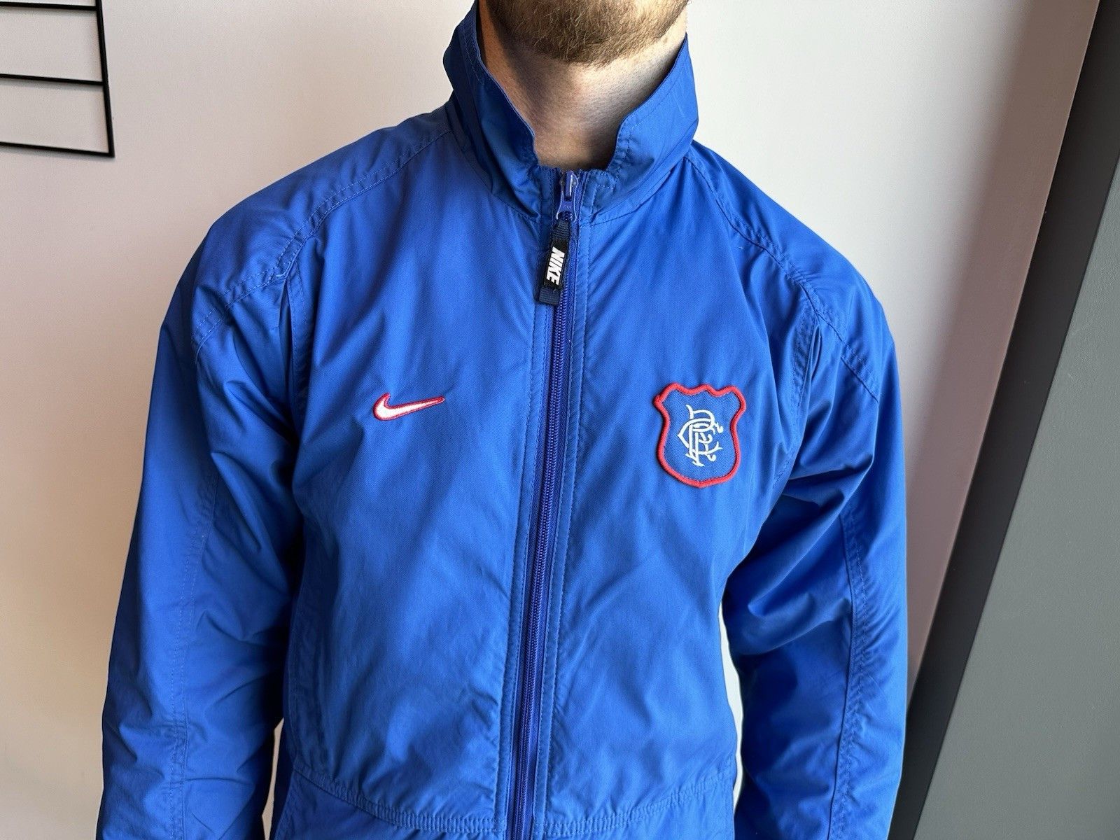 Nike Vintage Nike 1990s 90s Fc Rangers Training Jacket Soccer Size US XS / EU 42 / 0 - 4 Thumbnail