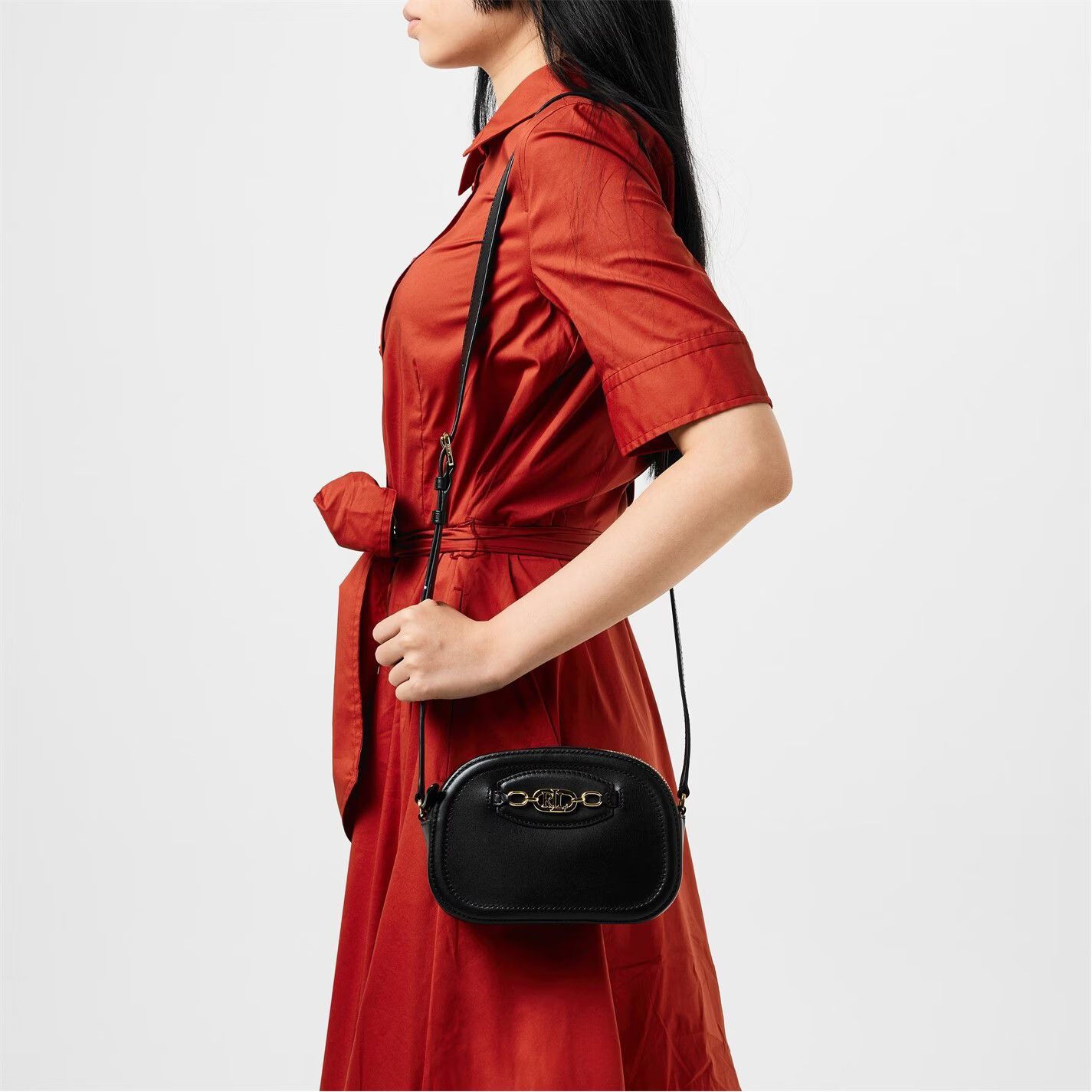 Lauren Ralph Lauren o1g2r1mq0825 Size: OS / Jordynn Crossbody Bag in Black Size ONE SIZE - 2 Thumbnail