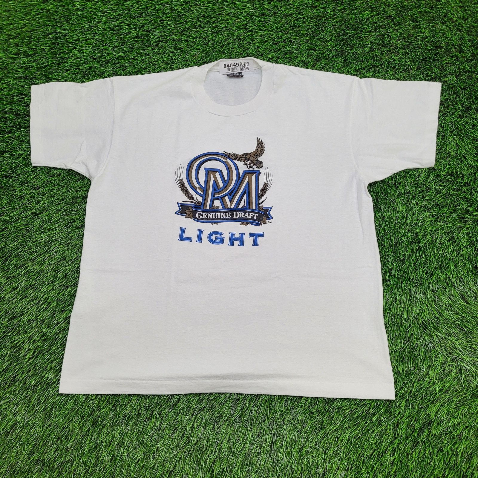 Vintage Vintage OM-Miller Genuine-Draft Shirt XL 23x26 Light-Beer Size US XL / EU 56 / 4 - 1 Thumbnail