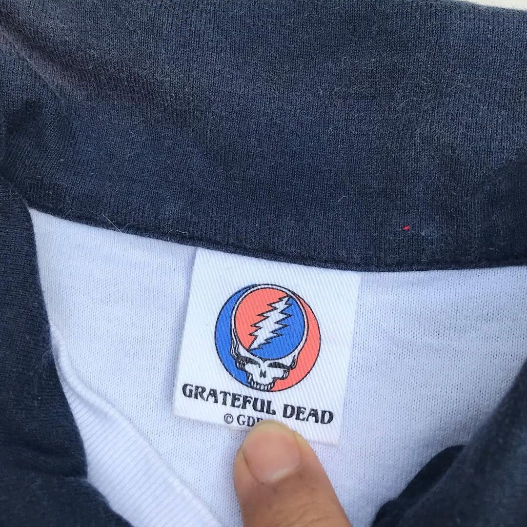 Grateful Dead × Vintage Vintage 2007 Gratefull Dead Polo Shirt Navy Blue Size M sk Size US M / EU 48-50 / 2 - 11 Thumbnail