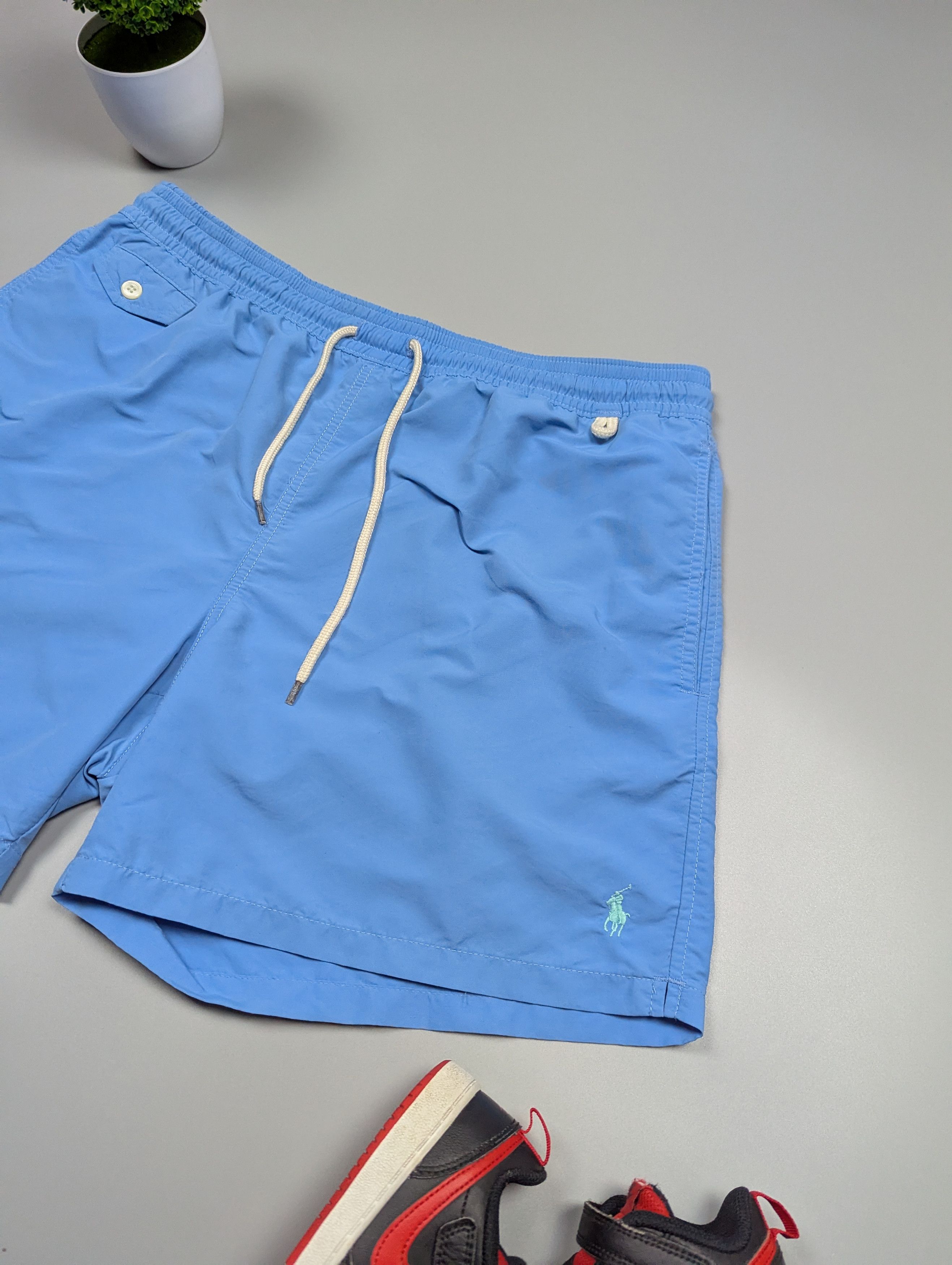 Polo Ralph Lauren × Vintage Polo Ralph Lauren Blue Swim Shorts Trunk Swimming Briefs Size US 36 / EU 52 - 4 Thumbnail