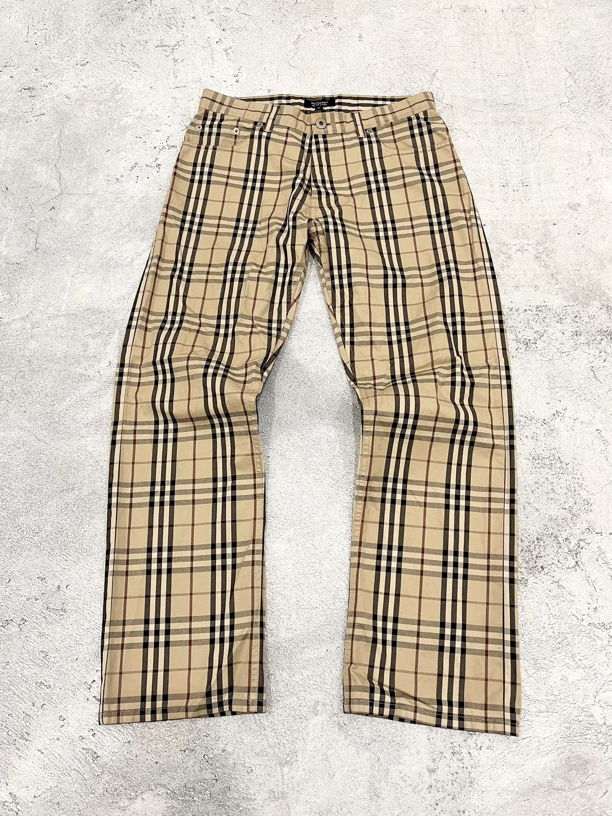 Burberry 2000s Burberry Black Label Nova Check Pants Size US 28 / EU 44 - 1 Thumbnail