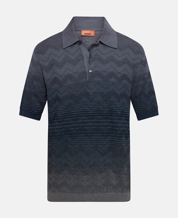 Missoni Knitted polo shirt Size US M / EU 48-50 / 2 - 1 Thumbnail