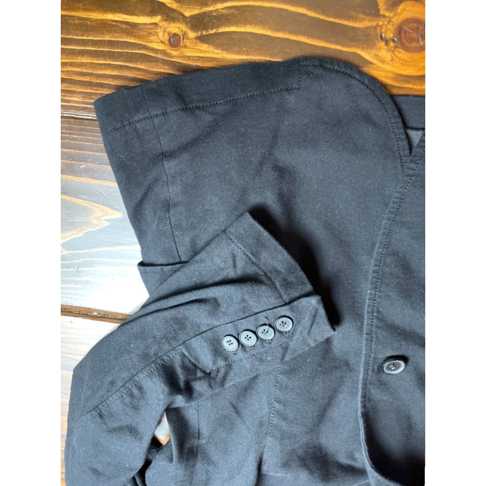 Vintage WD-NY Blazer, Women's Large, Black, Shoulder Pads, Pockets, Long Sleeves, Basic, Size L, Regular, Women, Blazer Size L / US 10 / IT 46 - 4 Thumbnail