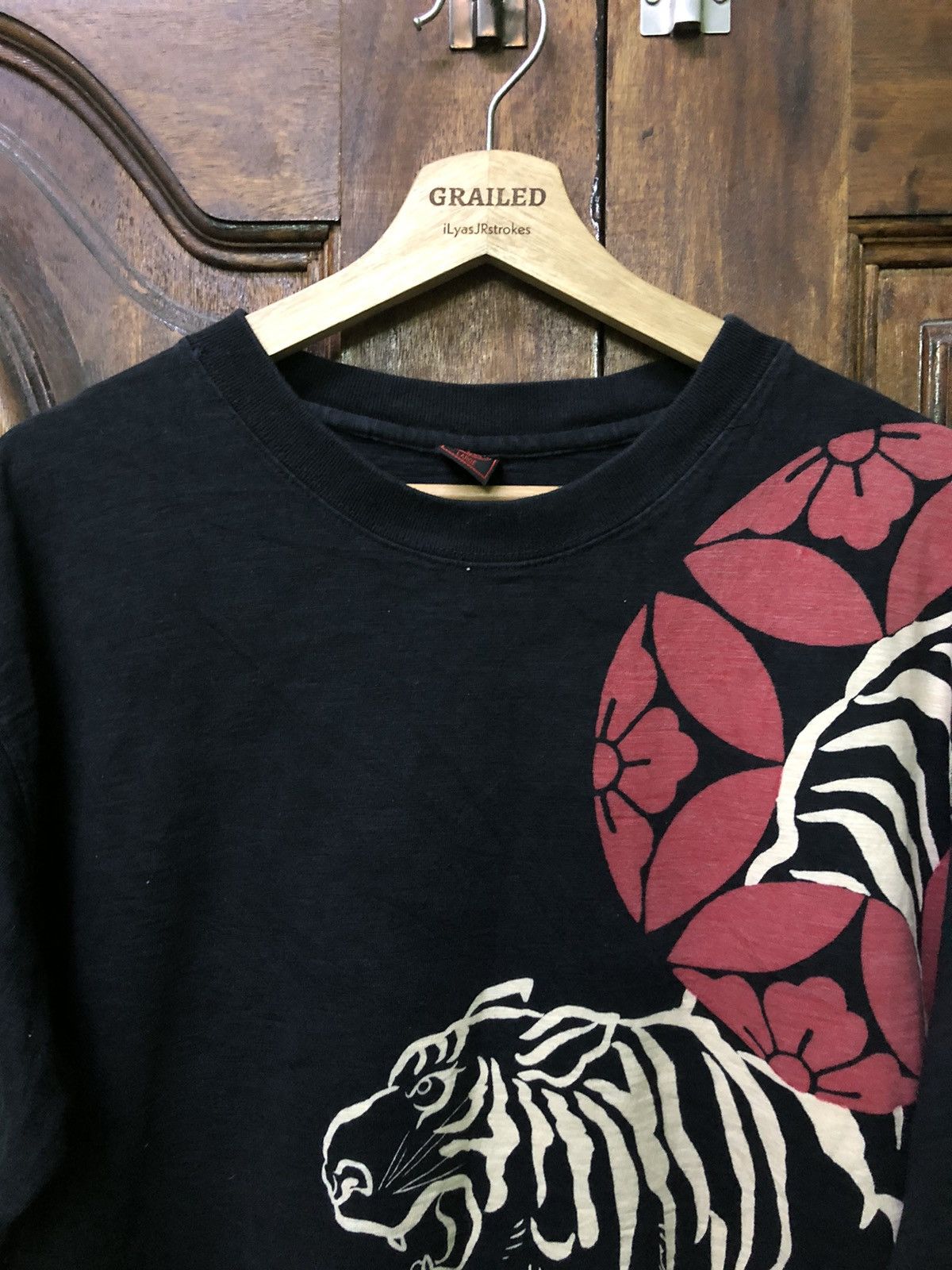 Bullet Noise Vintage Sukajan Angry Tiger Rare Shirt Tee Size US L / EU 52-54 / 3 - 8 Thumbnail
