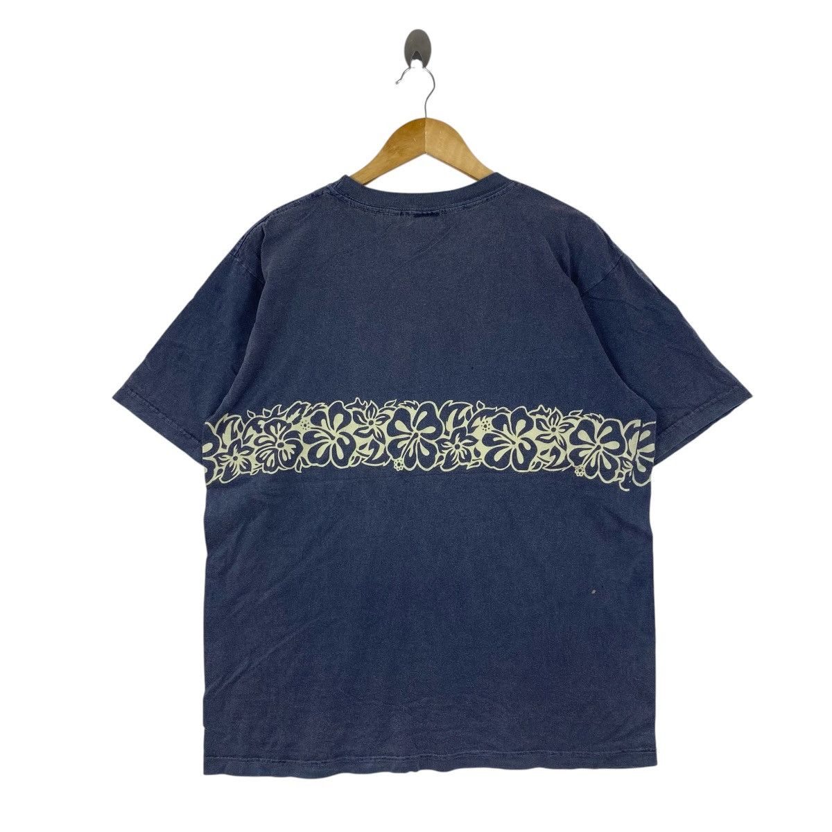 Vintage Vintage 90s Toes on the Nose Surf T-Shirt Blue L Size US L / EU 52-54 / 3 - 2 Thumbnail