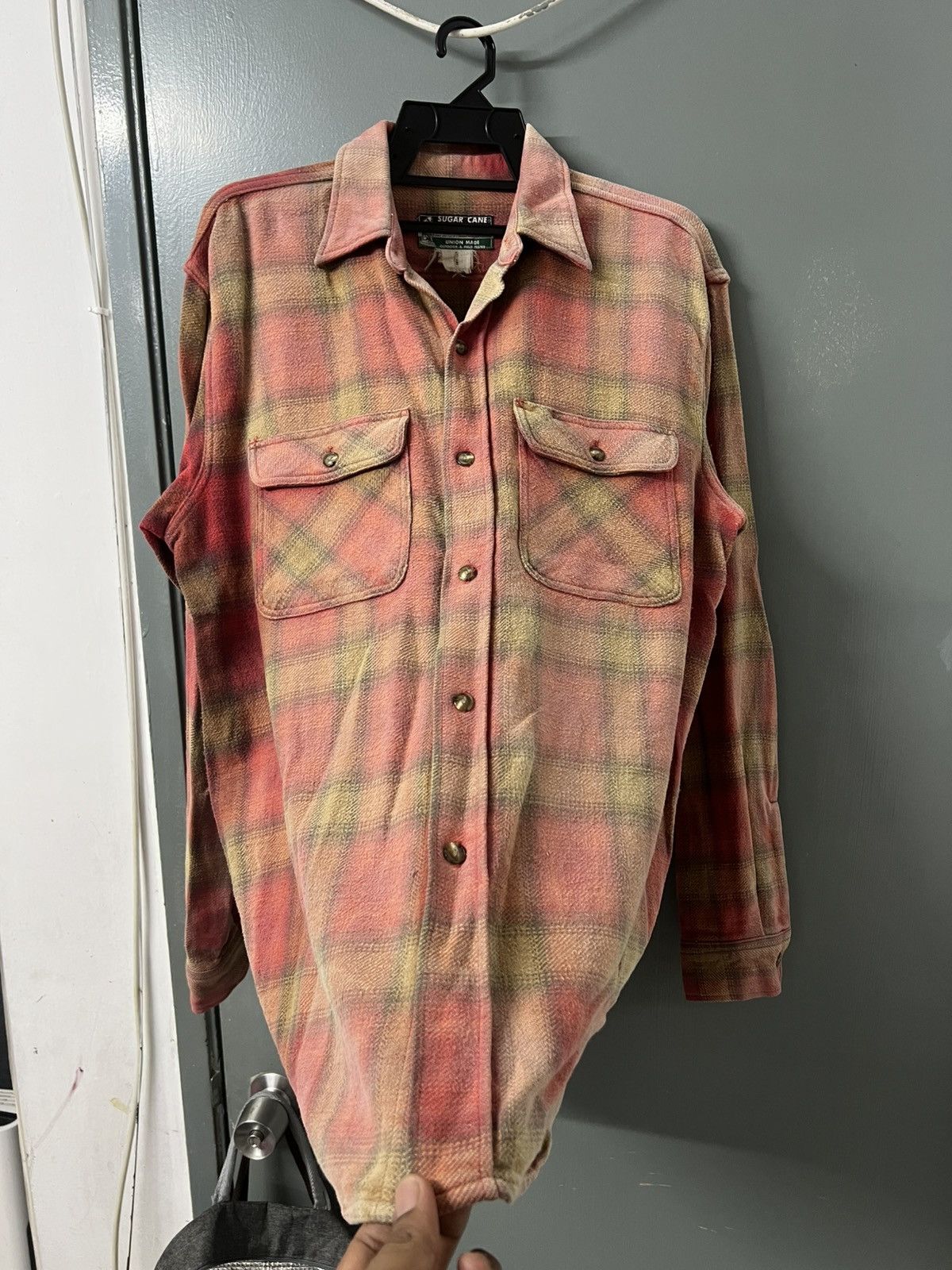 Sugar Cane VINTAGE SUN FADED SUGAR CANE FLANNEL Size US L / EU 52-54 / 3 - 9 Thumbnail