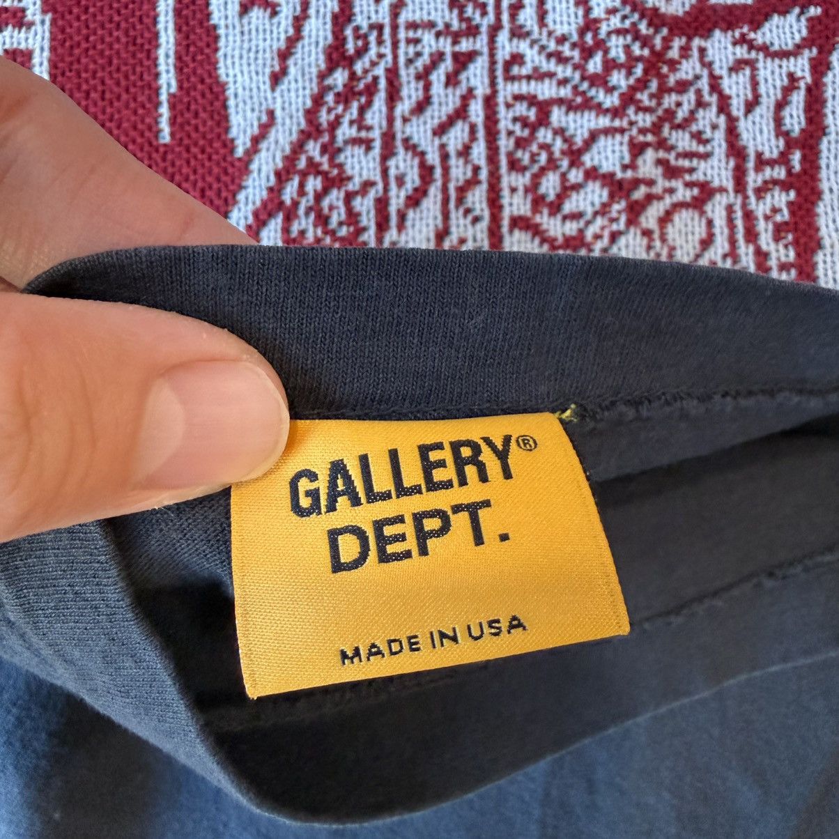 Gallery Dept. Gallery Dept. French Tee Black Size L Size US L / EU 52-54 / 3 - 7 Thumbnail