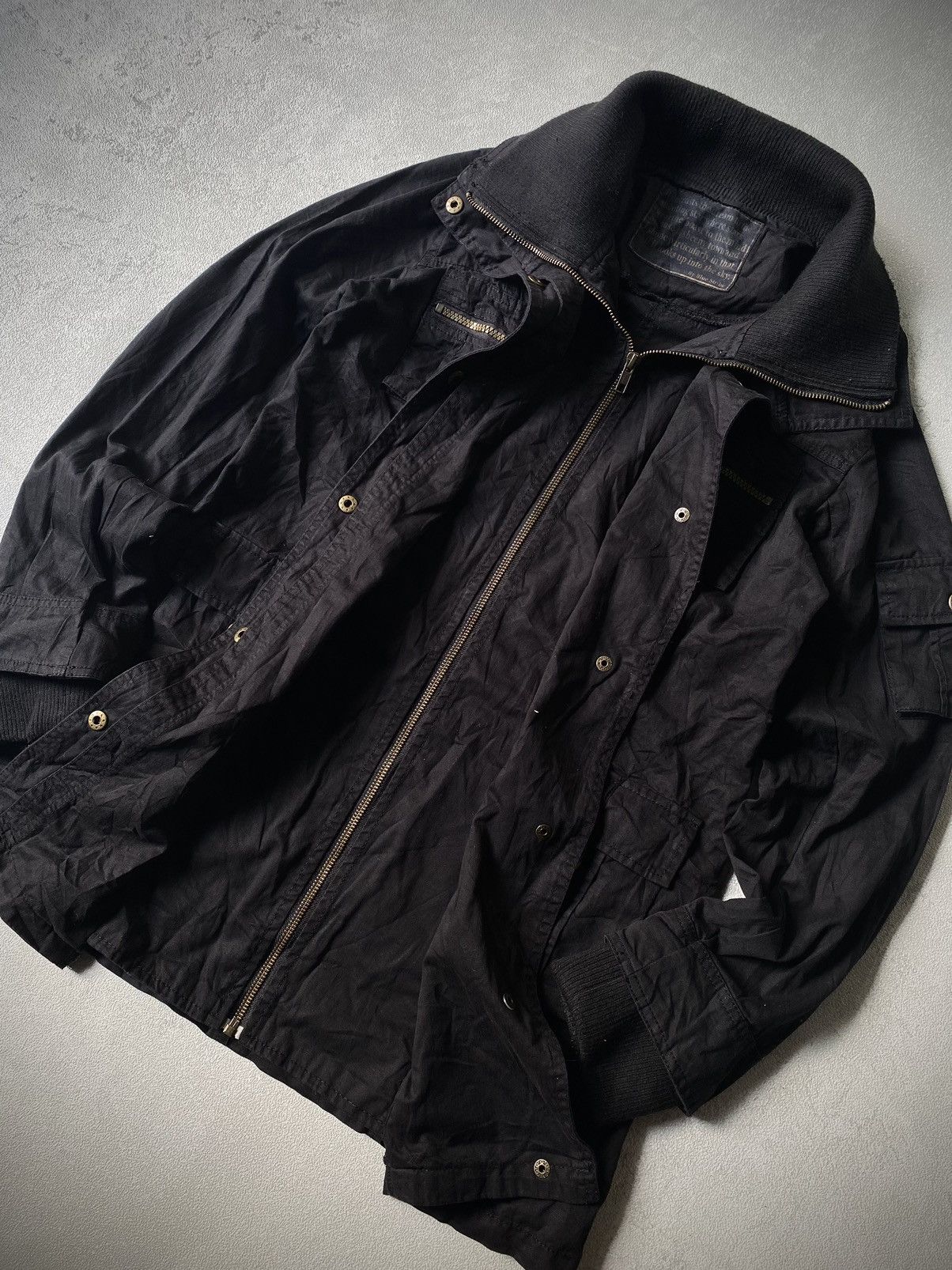 If Six Was Nine blue stripe japanese bono jacket Size US M / EU 48-50 / 2 - 4 Thumbnail