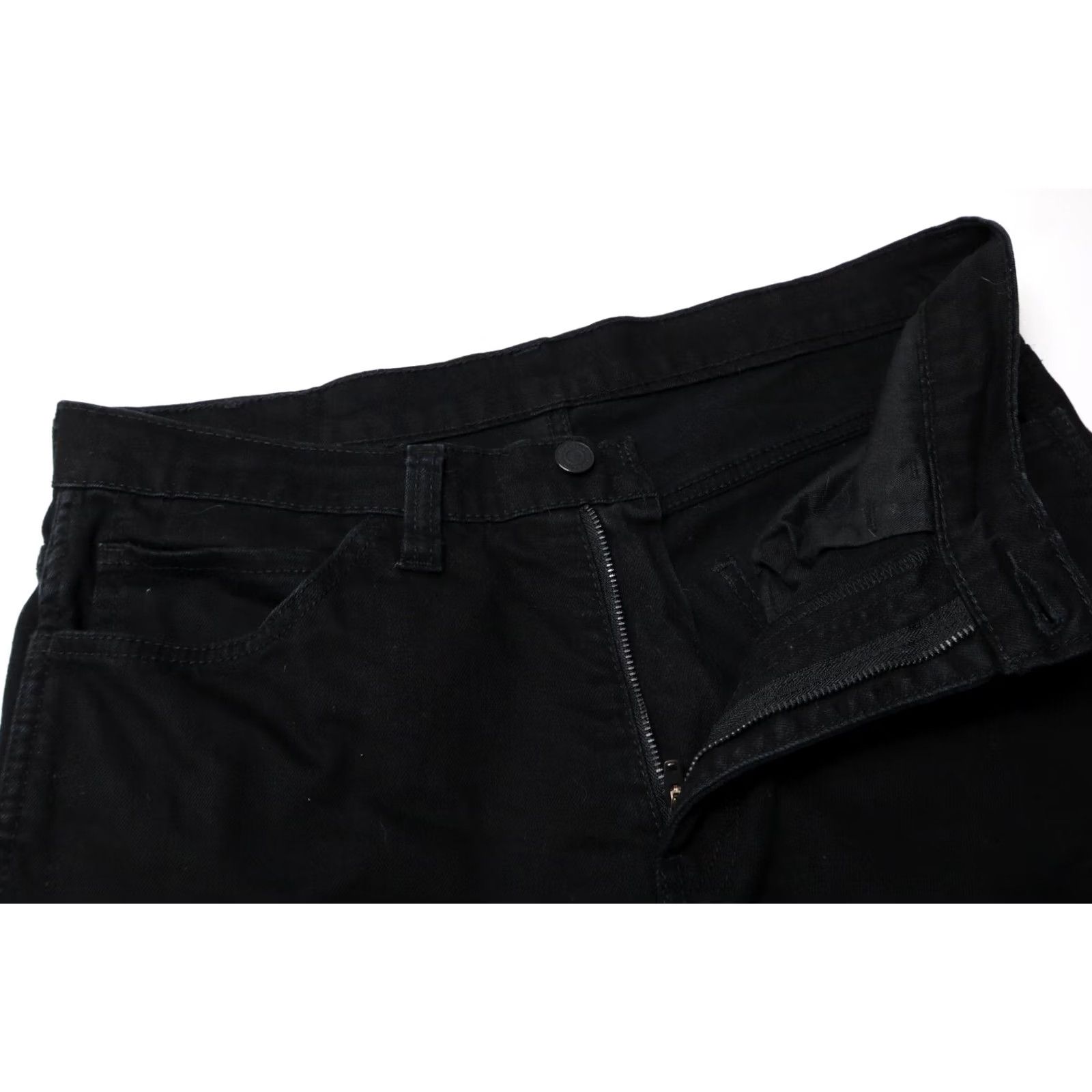 Levi's Levi's 508 Jeans Men's W32/L29 Black Denim Tapered Zip Fly Stretched Size US 32 / EU 48 - 4 Thumbnail