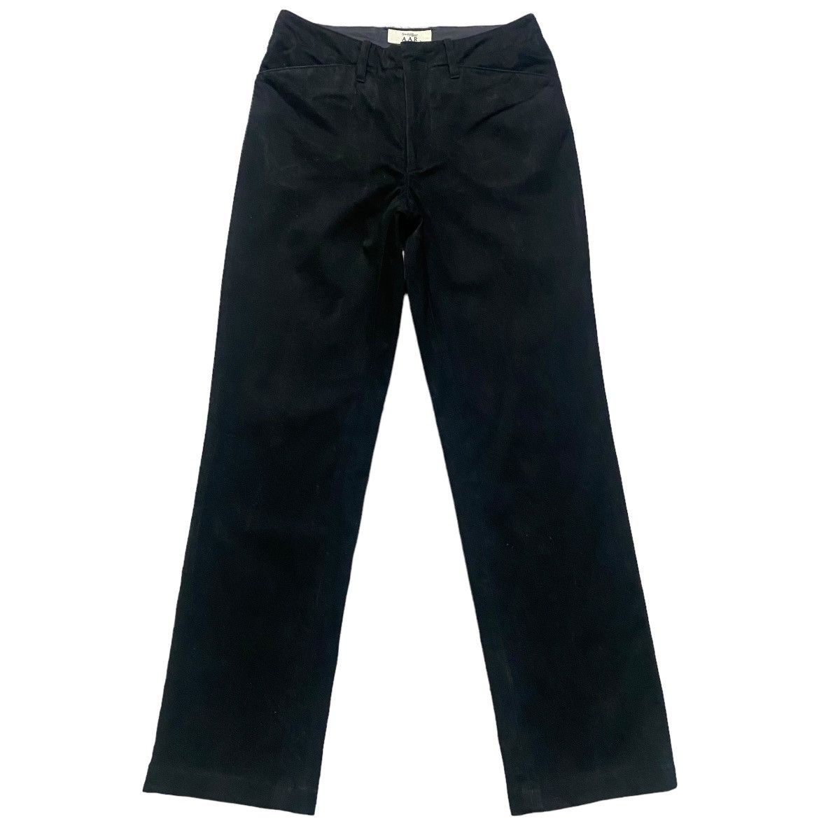 image of Yohji Yamamoto Velvet Trouser Pant in Black, Women's (Size 27)