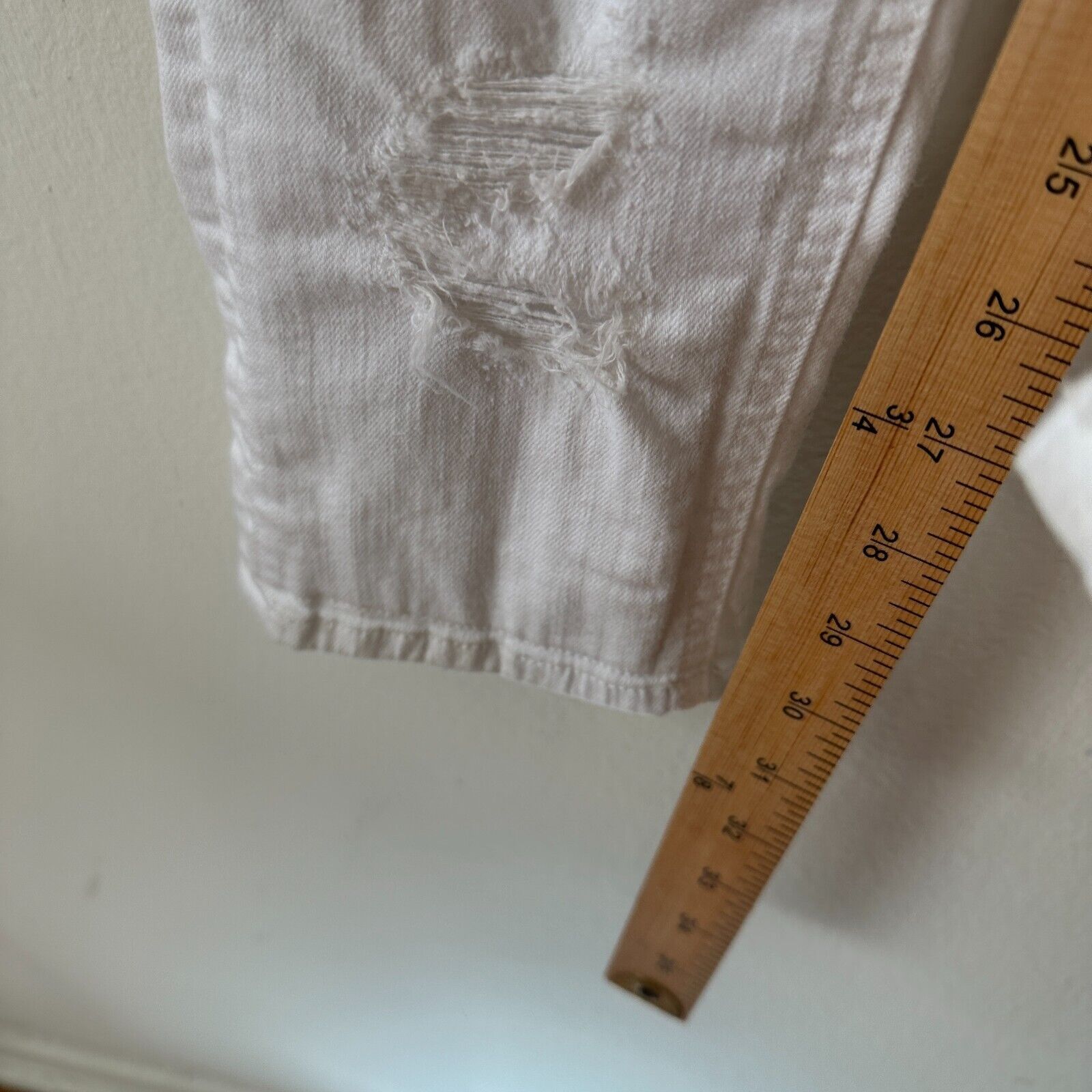 Rag & Bone rag & bone White Brigade DRE Distressed Skinny Jean Denim 28 Size 28" / US 6 / IT 42 - 9 Thumbnail