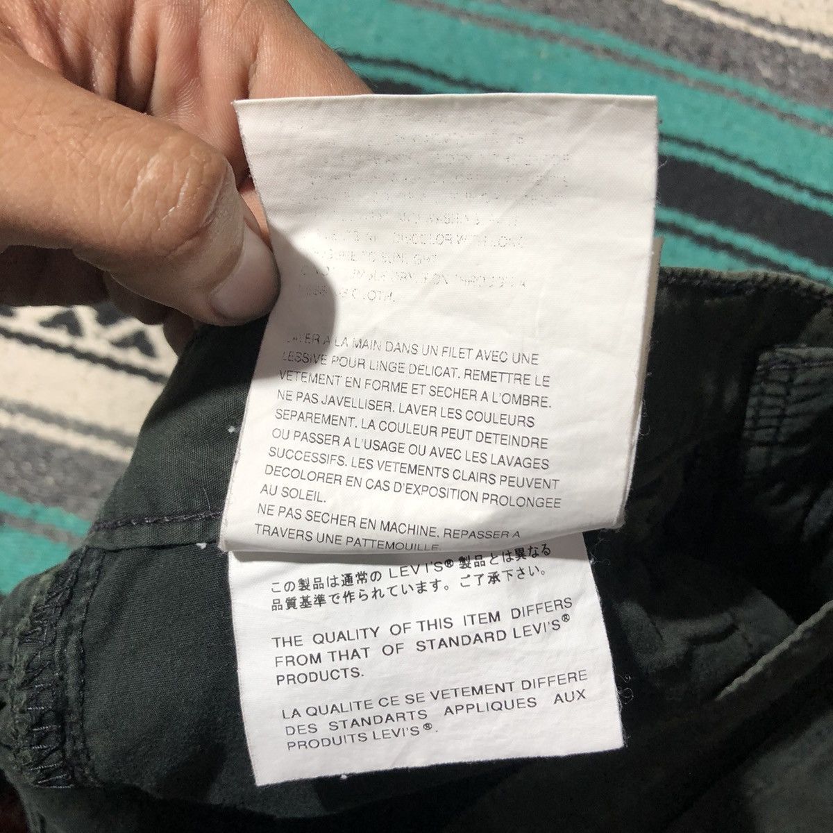 Junya Watanabe 🥬 Junya Watanabe Levis Sun Faded Short Pants Size US 30 / EU 46 - 9 Thumbnail