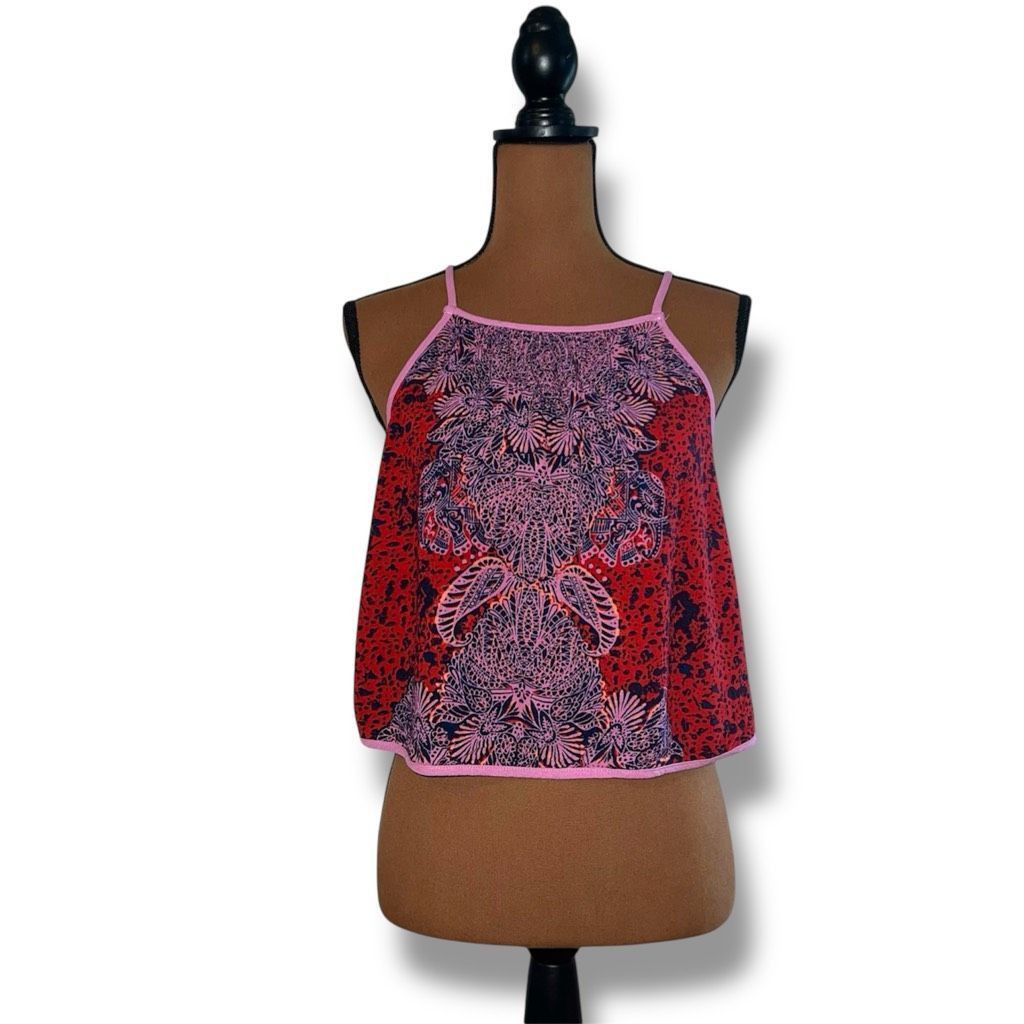 Free People Free People Break Free Printed Side Slit Lightweight Tank To Size M / US 6-8 / IT 42-44 - 15 Thumbnail