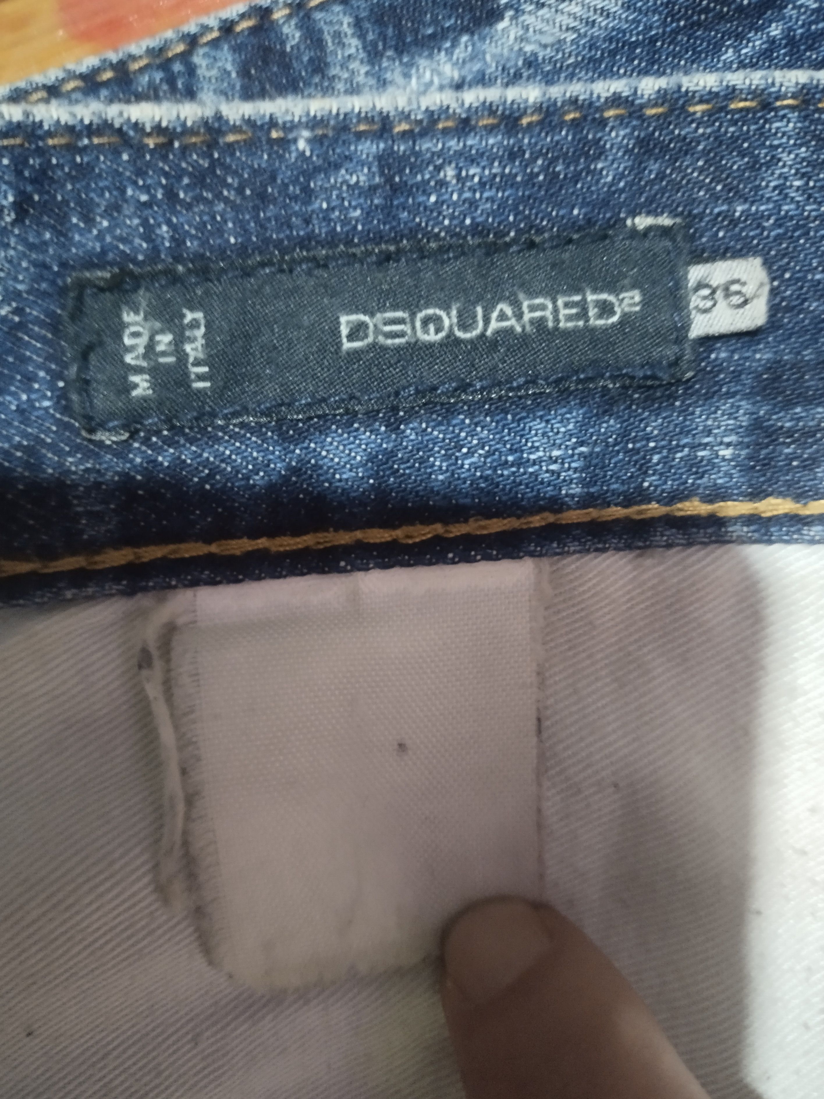 Dsquared2 × Vintage Dsquared Vintage " Distressed Drnim Sz 36" Size US 36 / EU 52 - 12 Thumbnail