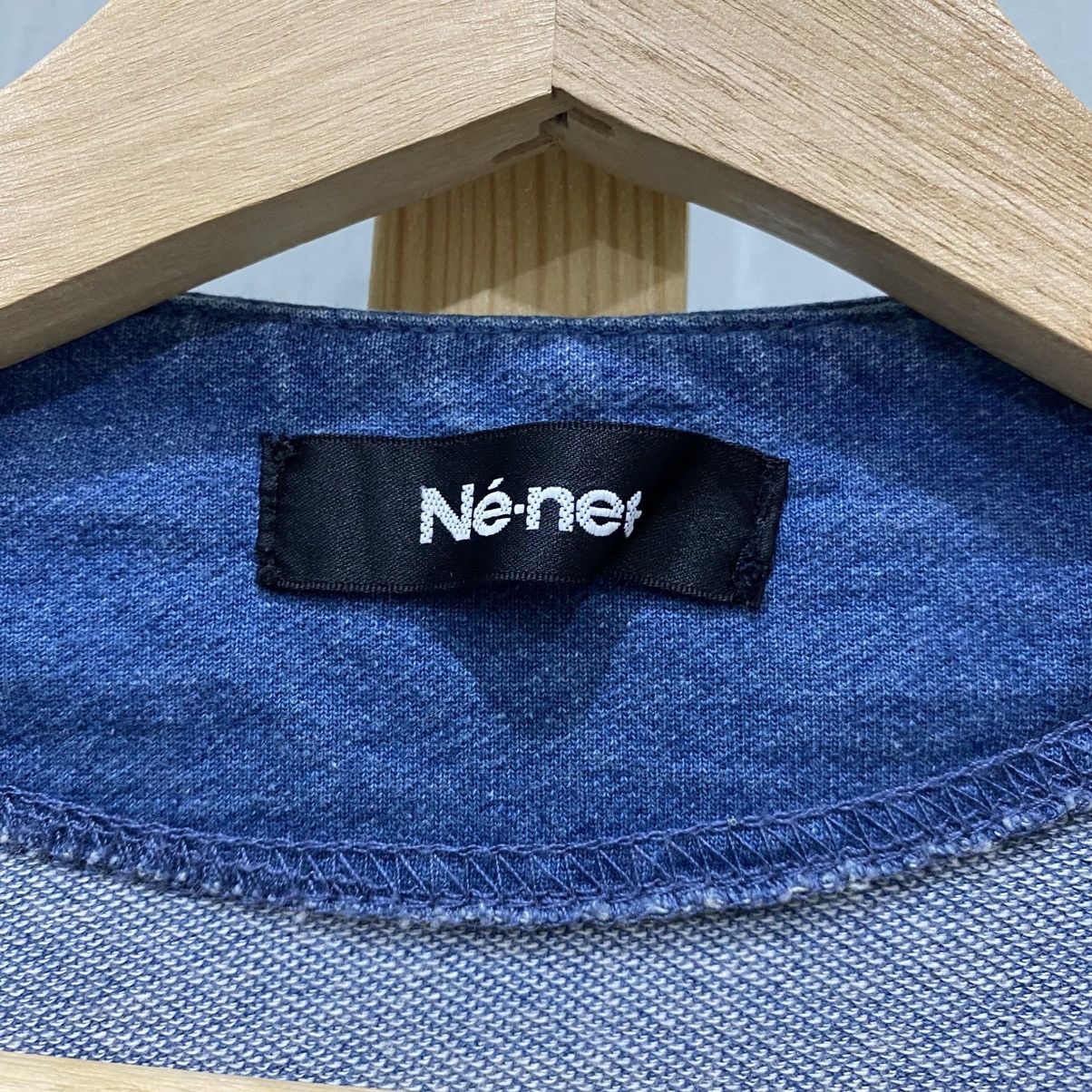 Ne-Net Vintage Ne-Net (Issey Miyake) Indigo Dye Full-Zip Sweatshirt Size US L / EU 52-54 / 3 - 11 Thumbnail