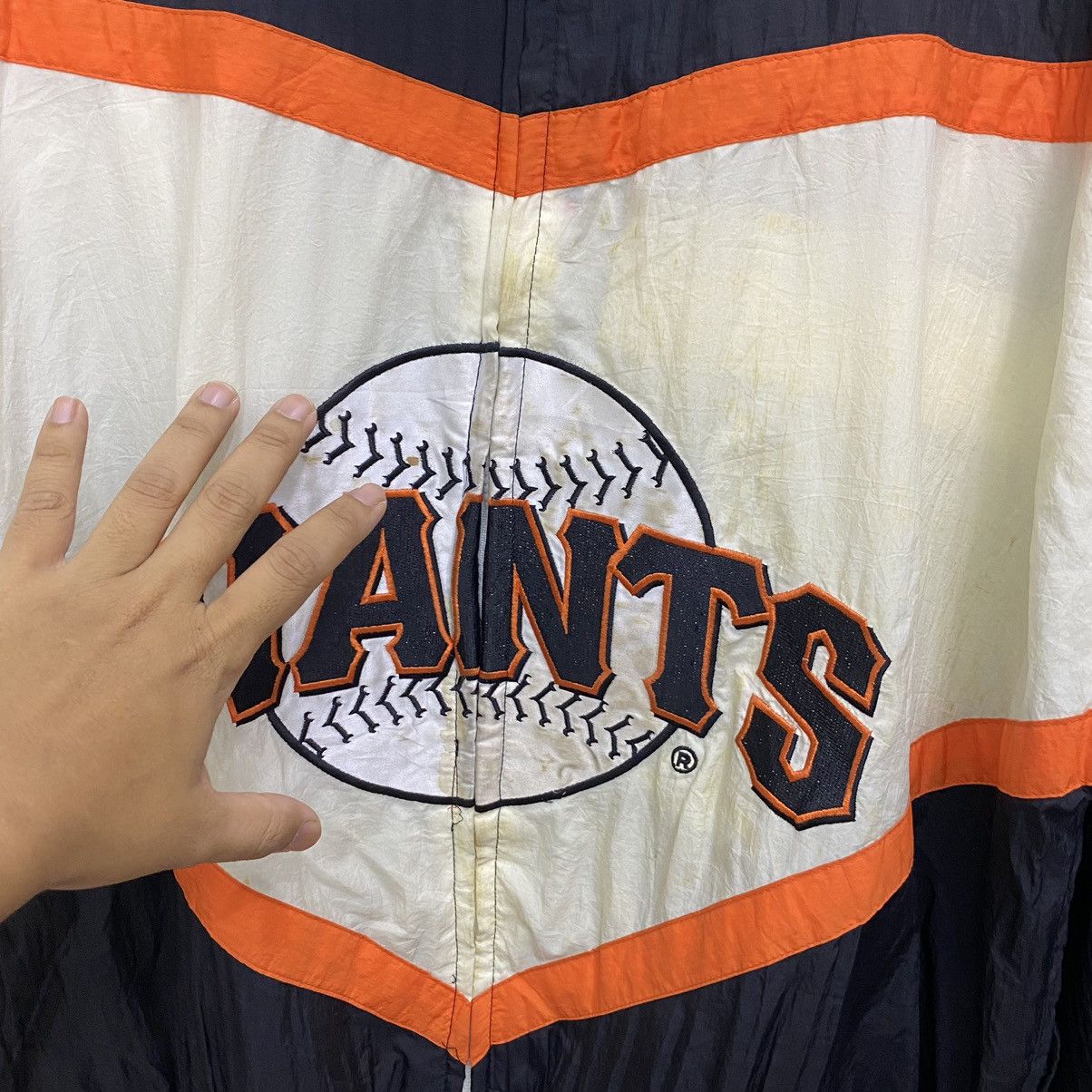 Logo 7 × Vintage Vintage Logo 7 Giants Windbreaker❗️ Size US L / EU 52-54 / 3 - 6 Thumbnail