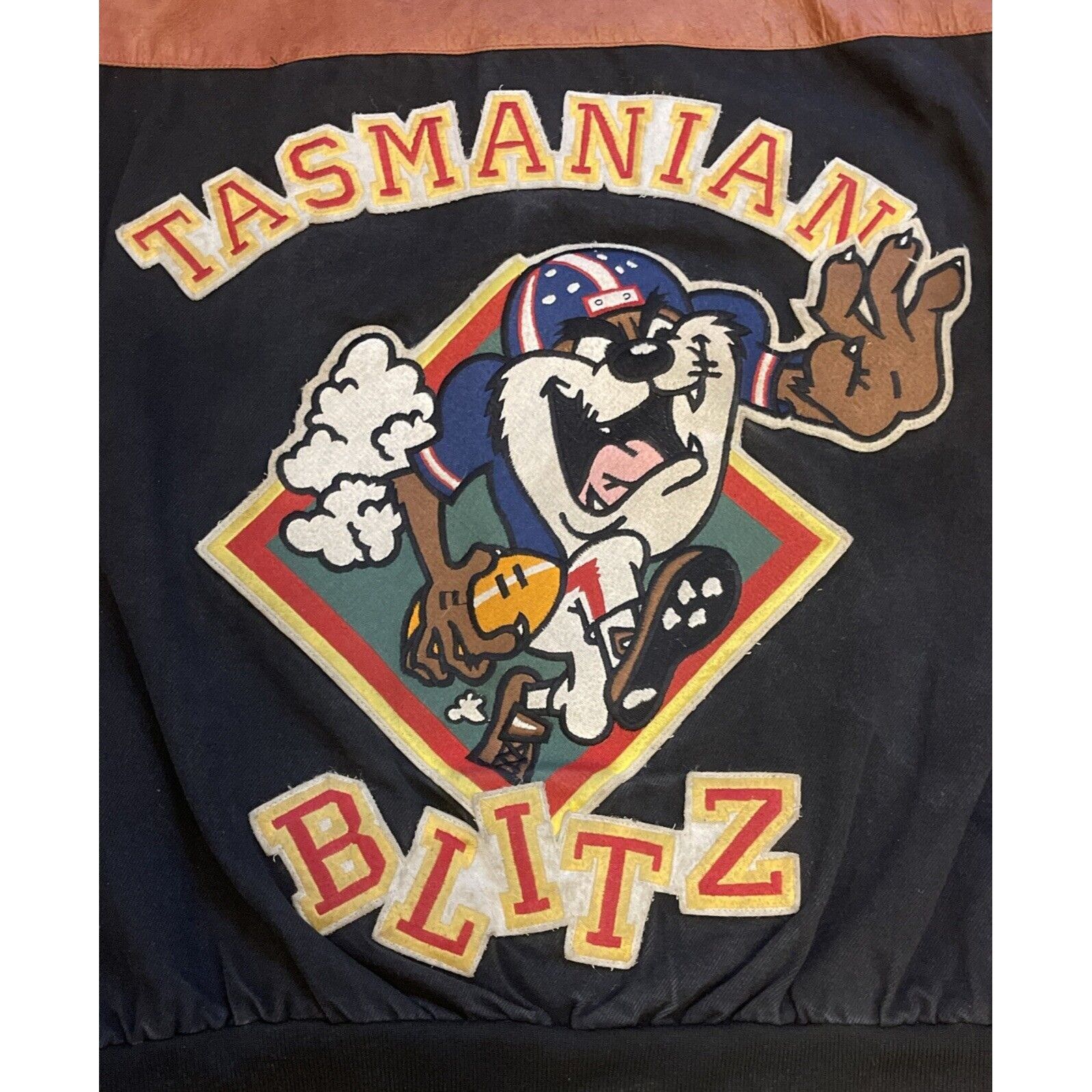Jeff Hamilton Vintage 90s XL Bills Giants Taz Jeff Hamilton NFL Warner Bro Size US XL / EU 56 / 4 - 11 Thumbnail