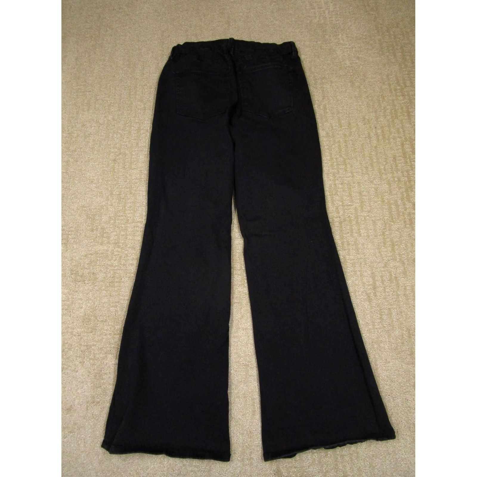 Good American Good American Jeans Women 2XL Black High Rise Flared Pull On Denim Pants Stretch Jeans Ladies 2XL Black Flared Jeans Womens Size 40" / US 18 - 3 Thumbnail