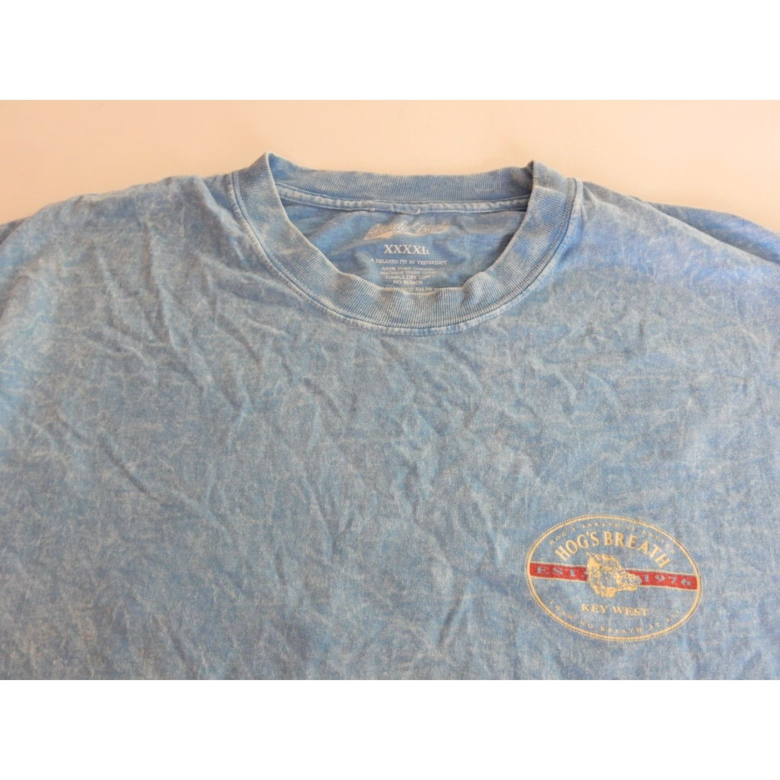Vintage STURDY BUILT Graphic Print T-Shirt Men’s 4XL Blue Short Sleeve Size US XXL / EU 58 / 5 - 3 Thumbnail