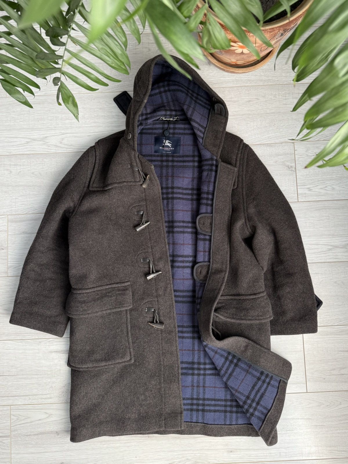 Burberry Burberry Wool Coat with hood Size US M / EU 48-50 / 2 - 1 Thumbnail