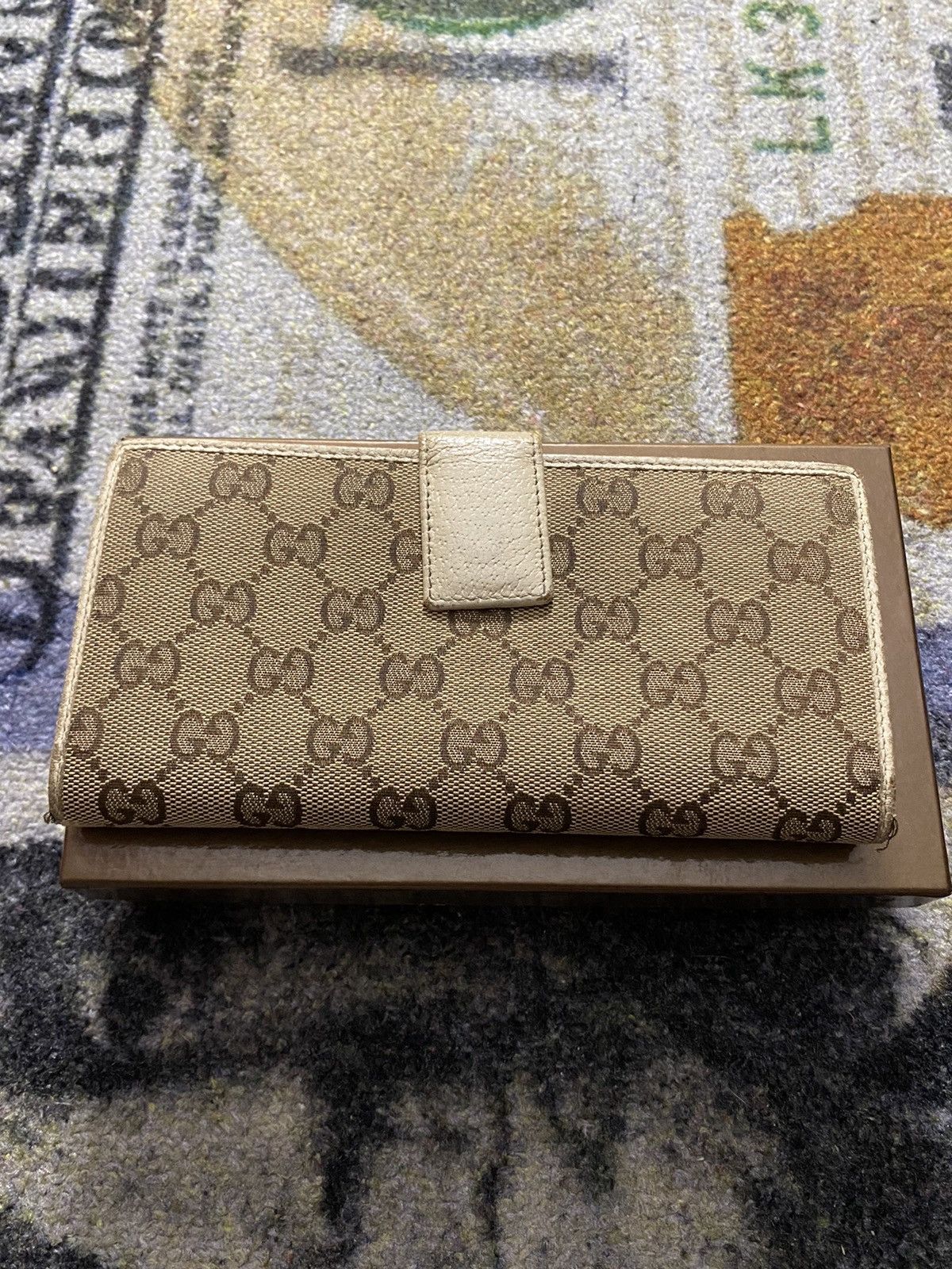 Gucci Gucci GG Canvas Continental Long Wallet Size ONE SIZE - 3 Thumbnail