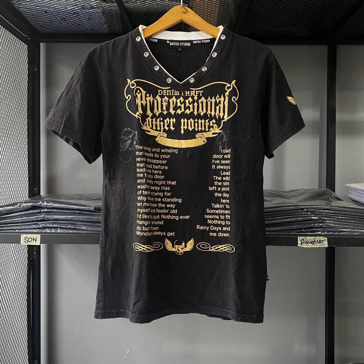 Beauty Beast × Japanese Brand × Le Grande Bleu (L.G.B.) Japanese Other Points Poem Gothic Rock Style by Batsu Studio Size US L / EU 52-54 / 3 - 1 Thumbnail