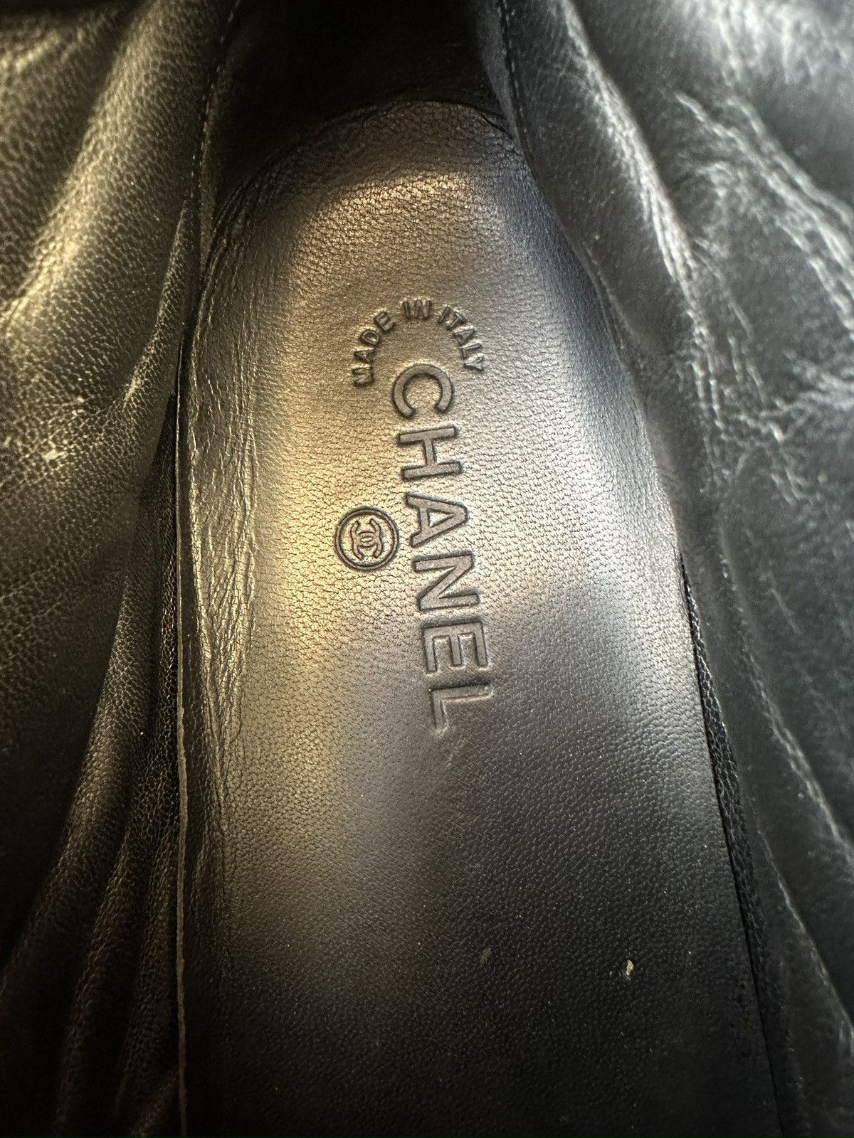 Chanel Chanel CC Vintage Leather Hightop Sneakers Size US 11 / EU 44 - 21 Thumbnail