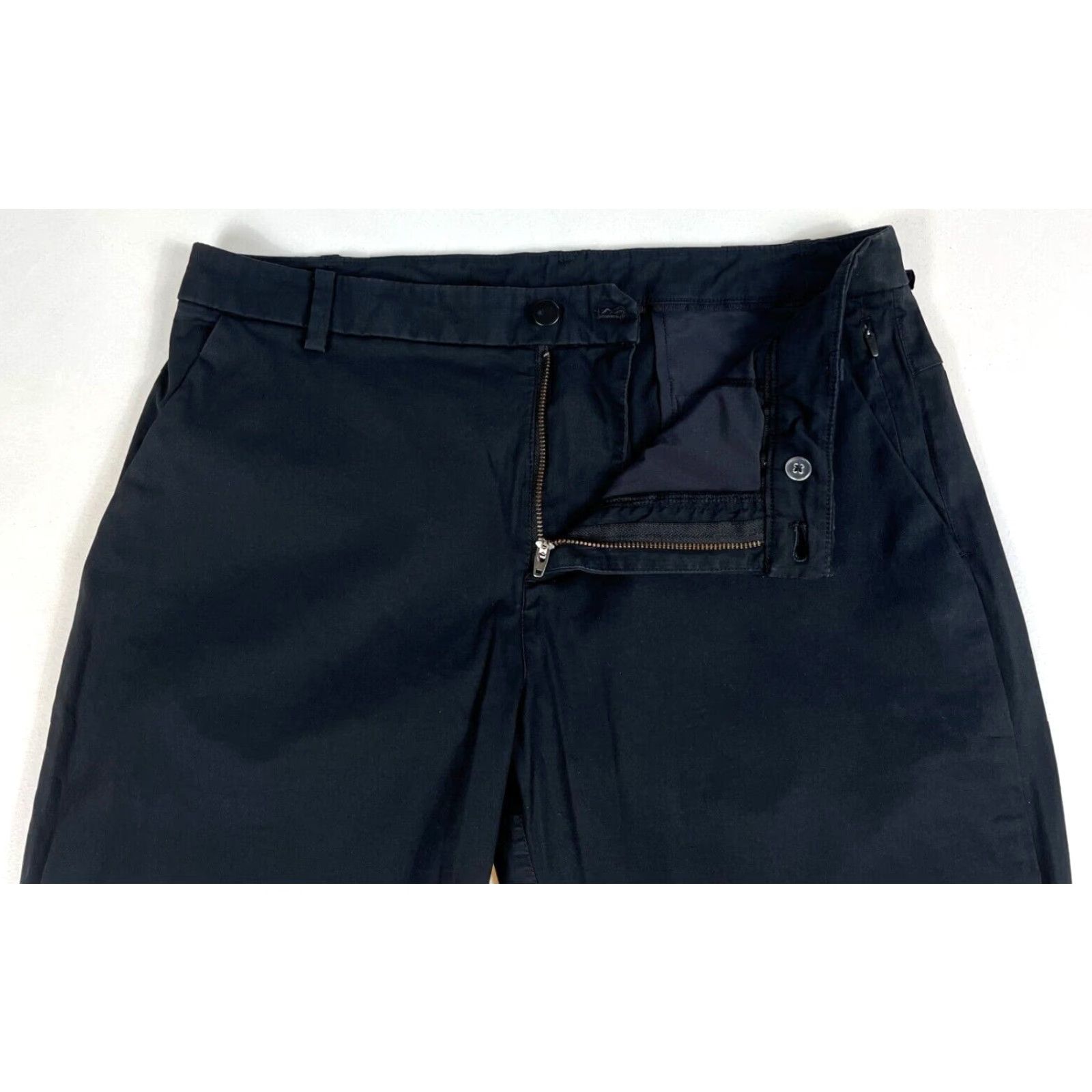 Lululemon Lululemon Men's Commission Pants Classic LM5440 Black 34x28 Size 34 Chino Flat Front Belt Loops Pockets Straight Inseam 28in Cotton Blend City Preppy Size US 34 / EU 50 - 6 Thumbnail