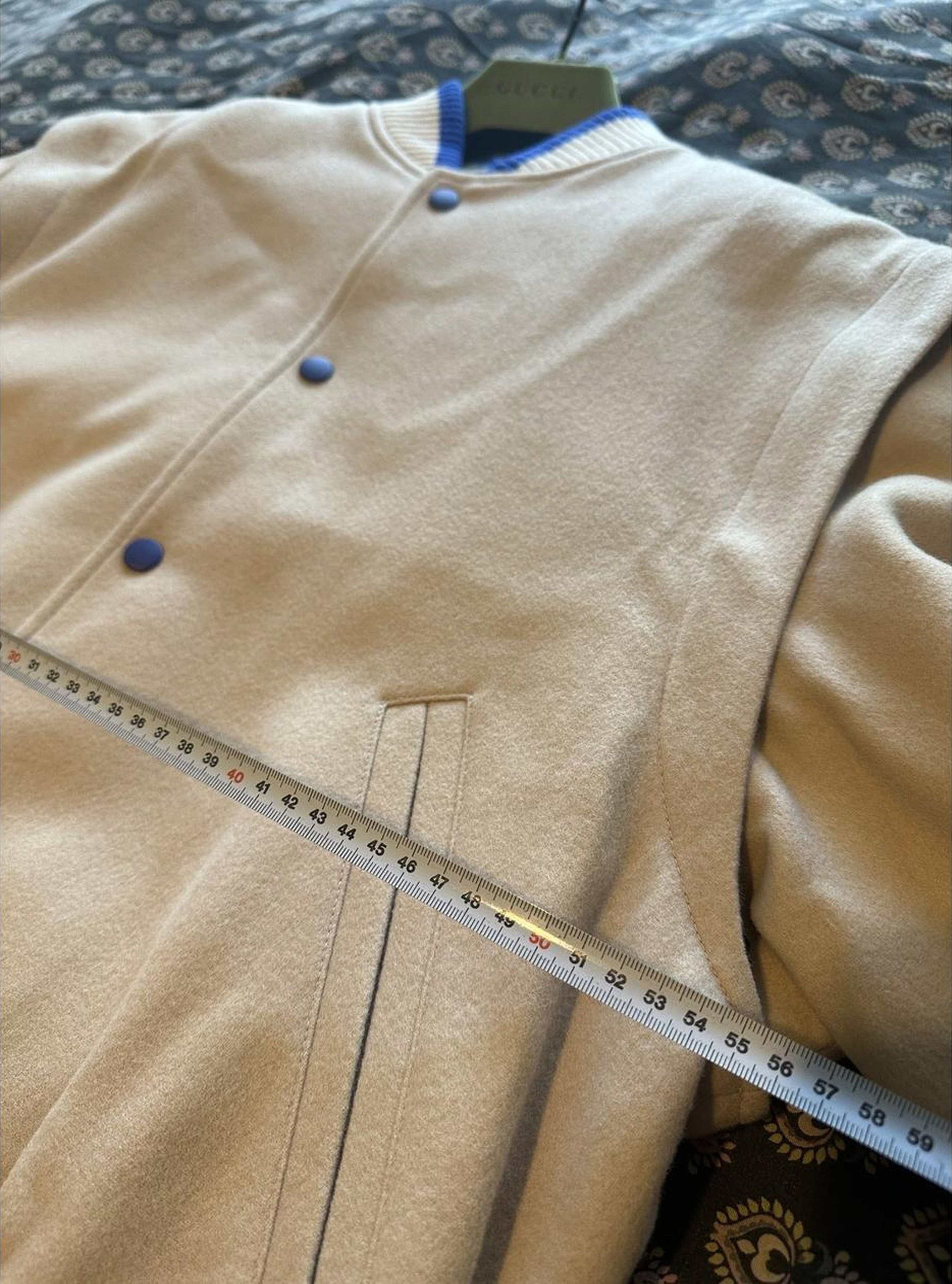 Gucci Cucci wool bomber M Beige Size US M / EU 48-50 / 2 - 5 Thumbnail